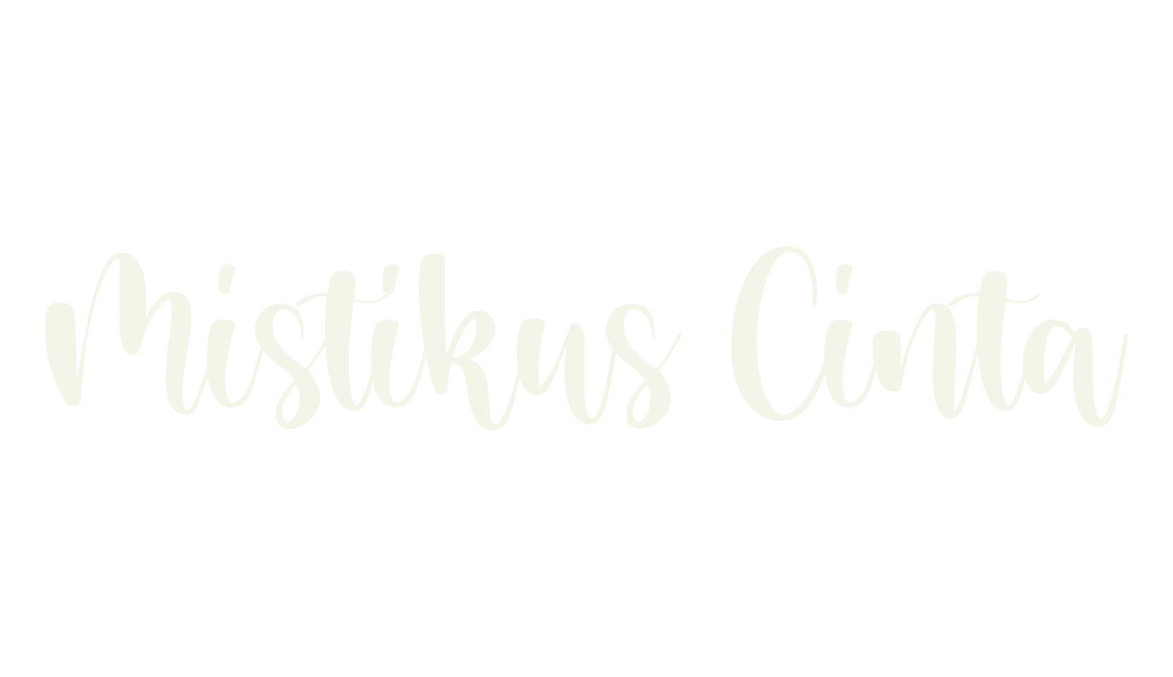 Mistikus Cinta, fashion sign font preview