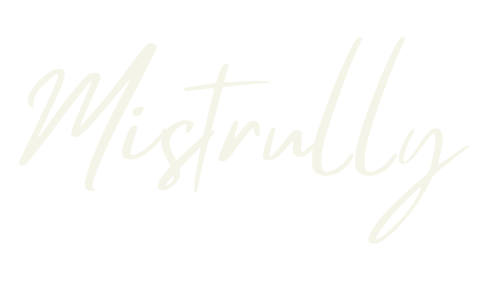 Mistrully, fashion script font preview