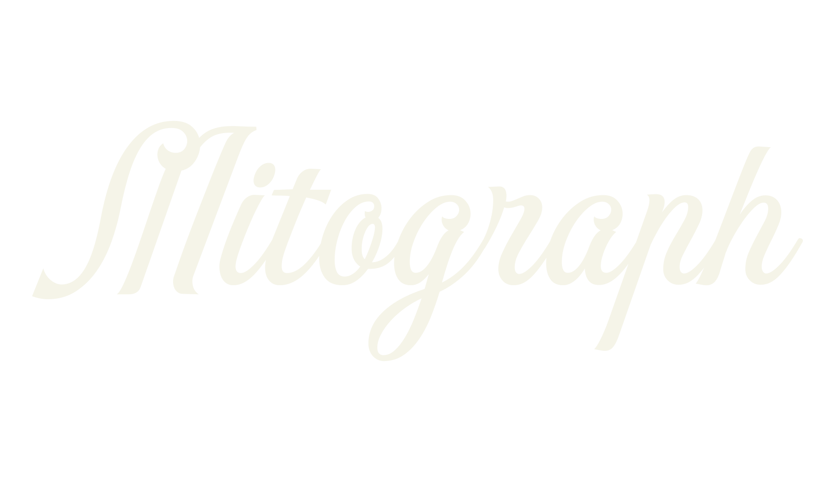 Mitograph, fashion script font preview