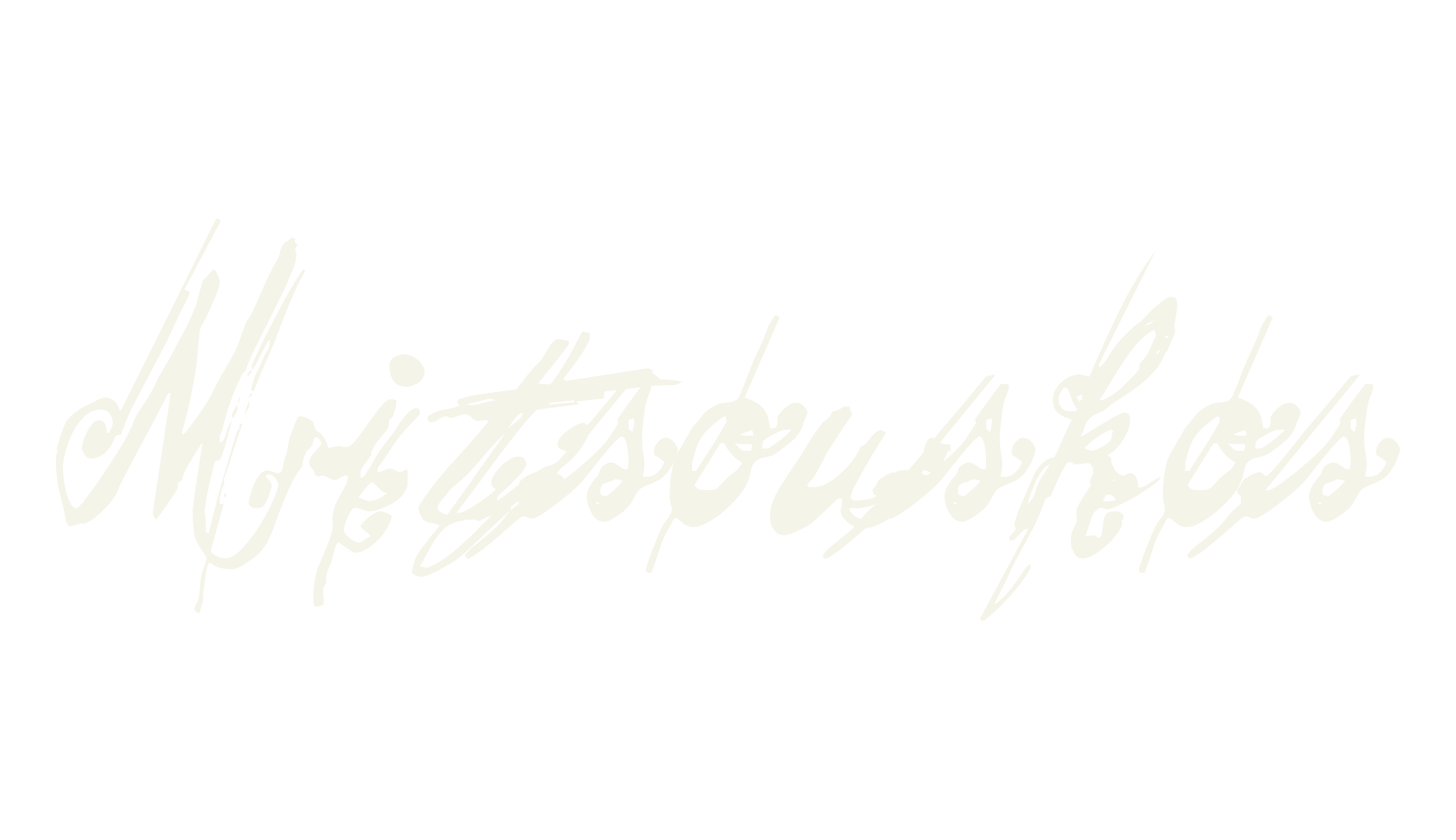 Mitsouskos, fashion script font preview