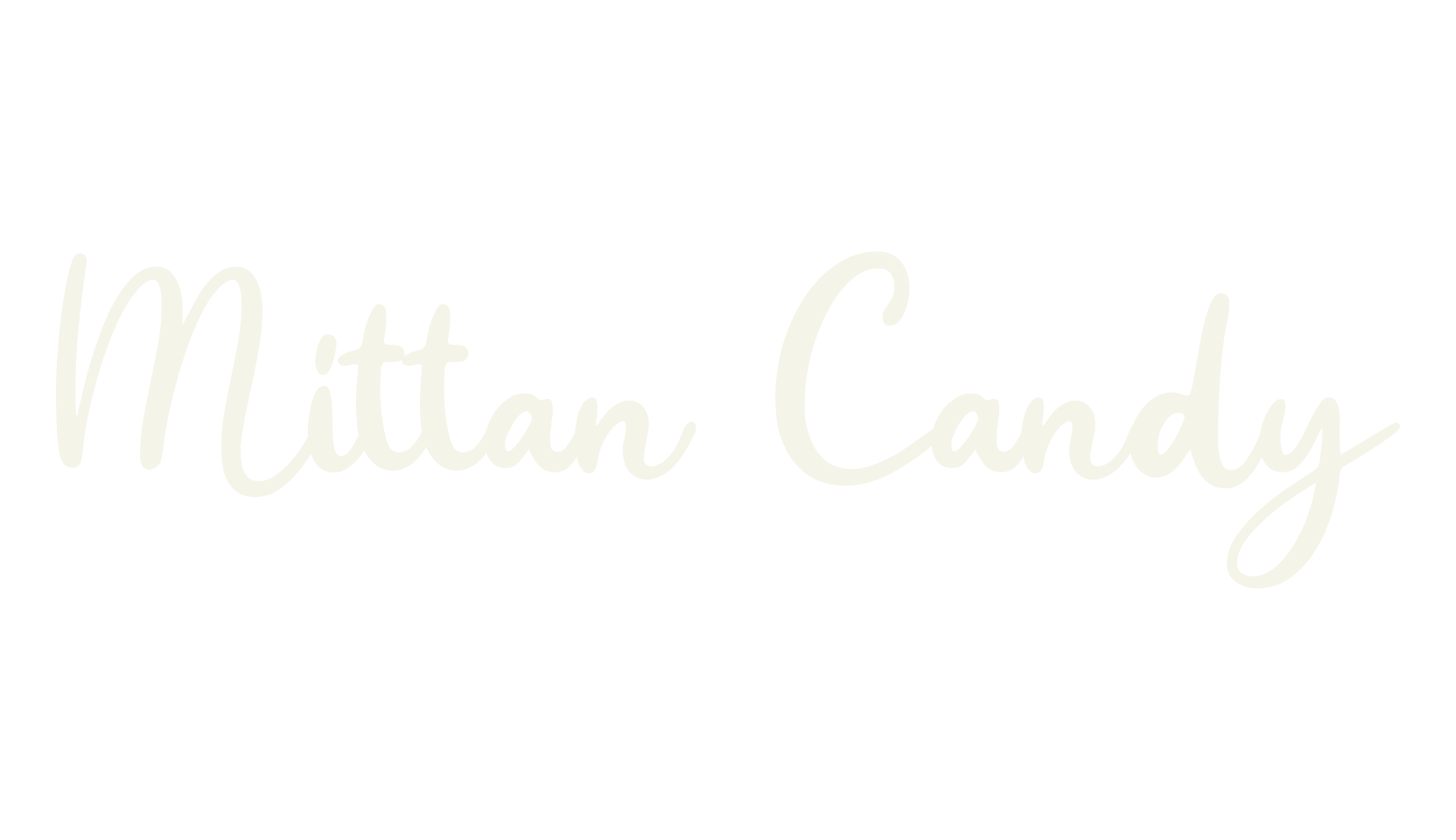 Mittan Candy, wedding font preview
