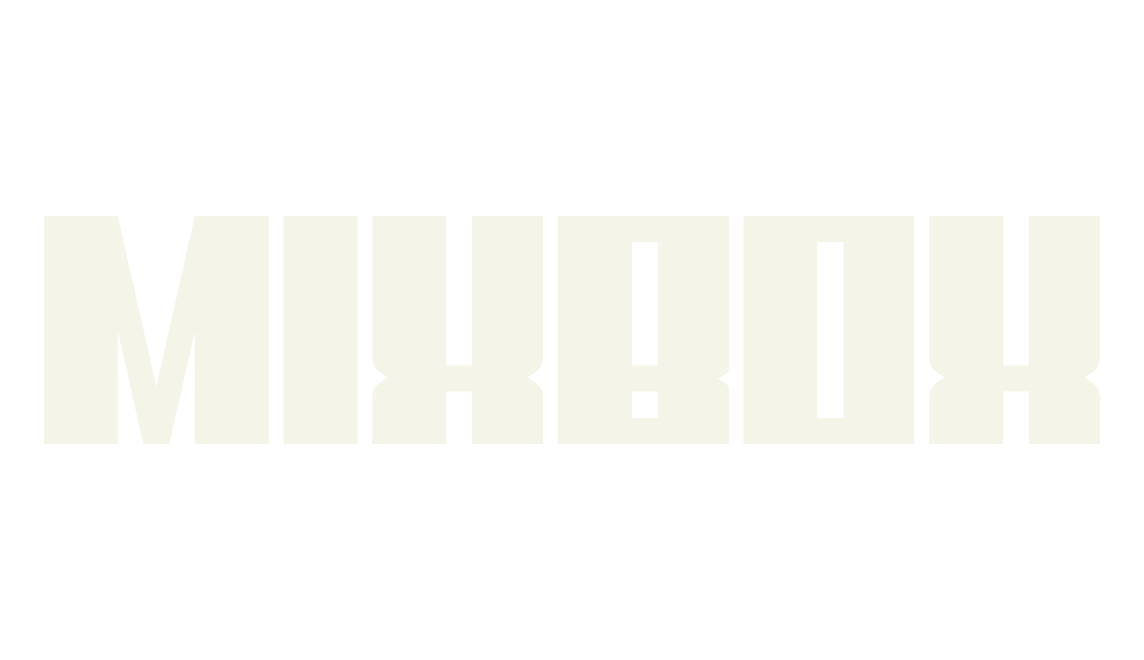 Mixbox, rustic font preview