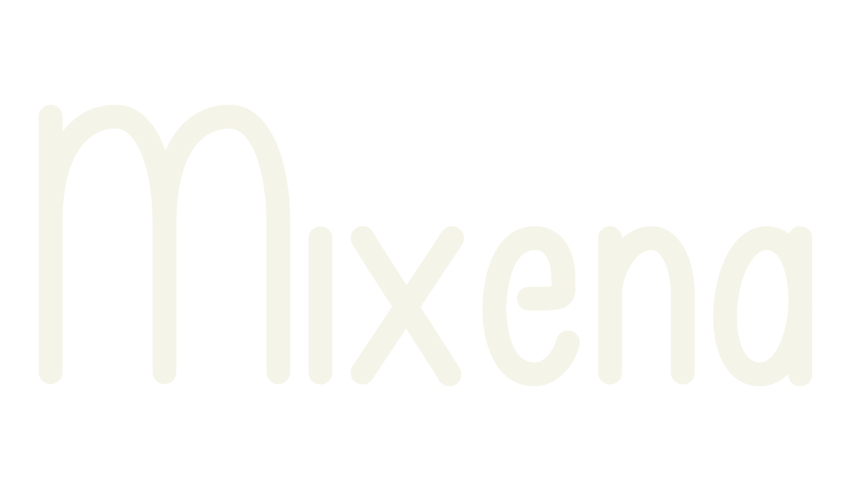 Mixena, cute font preview