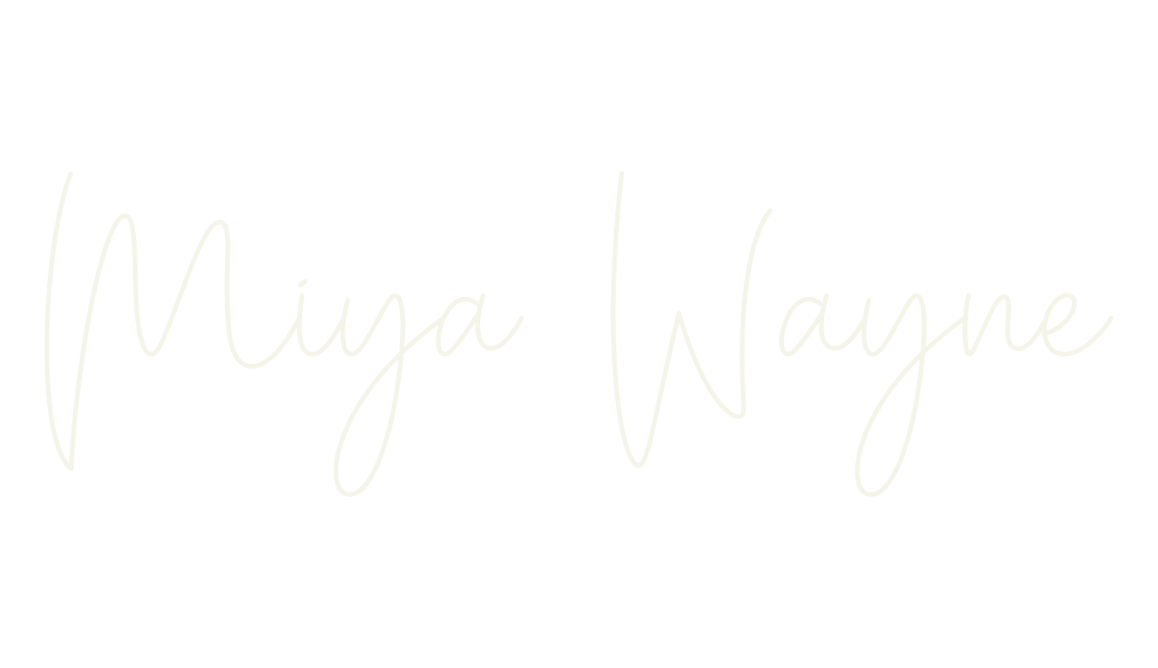 Miya Wayne, feminine font preview