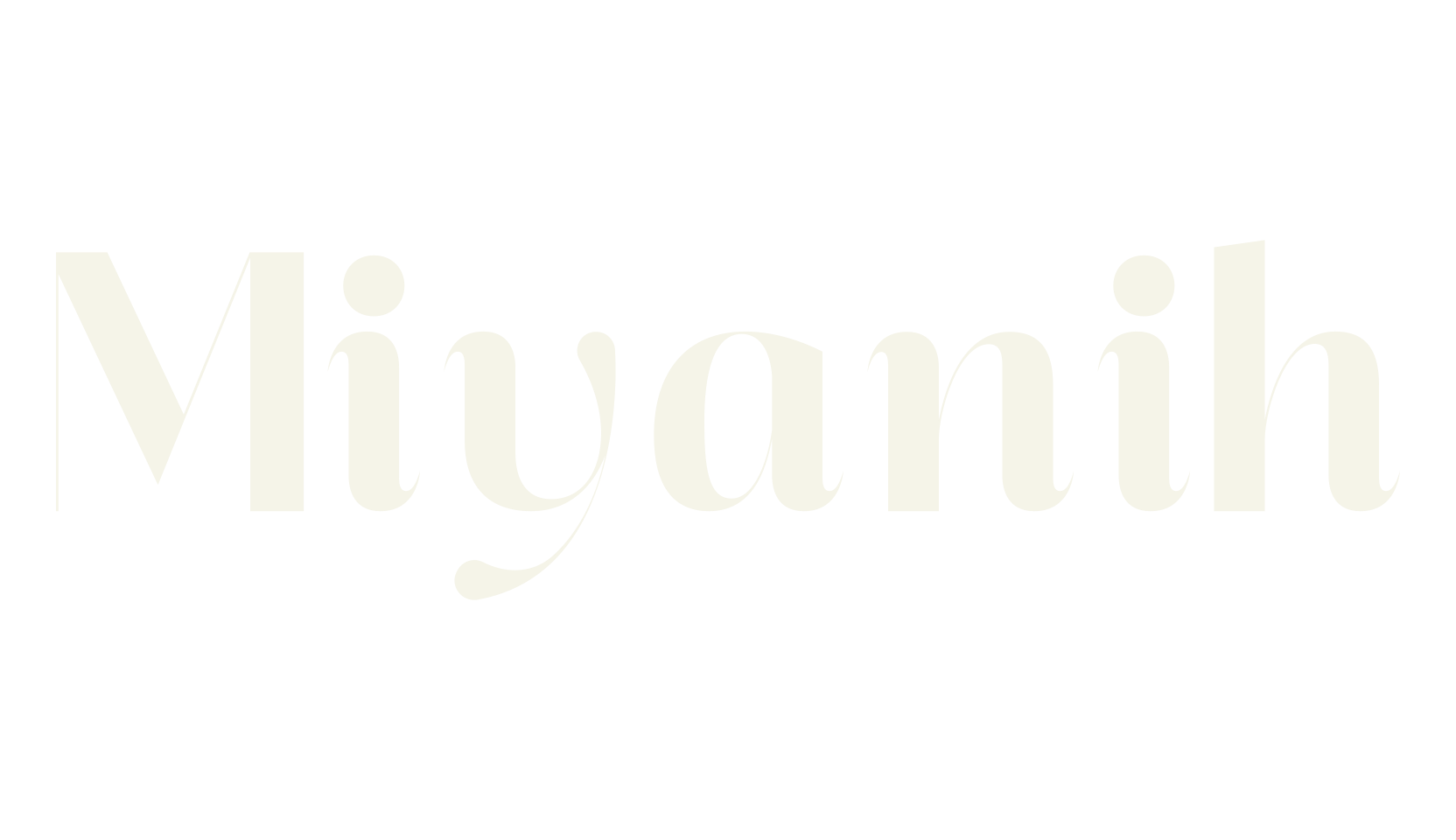 Miyanih, serif font preview