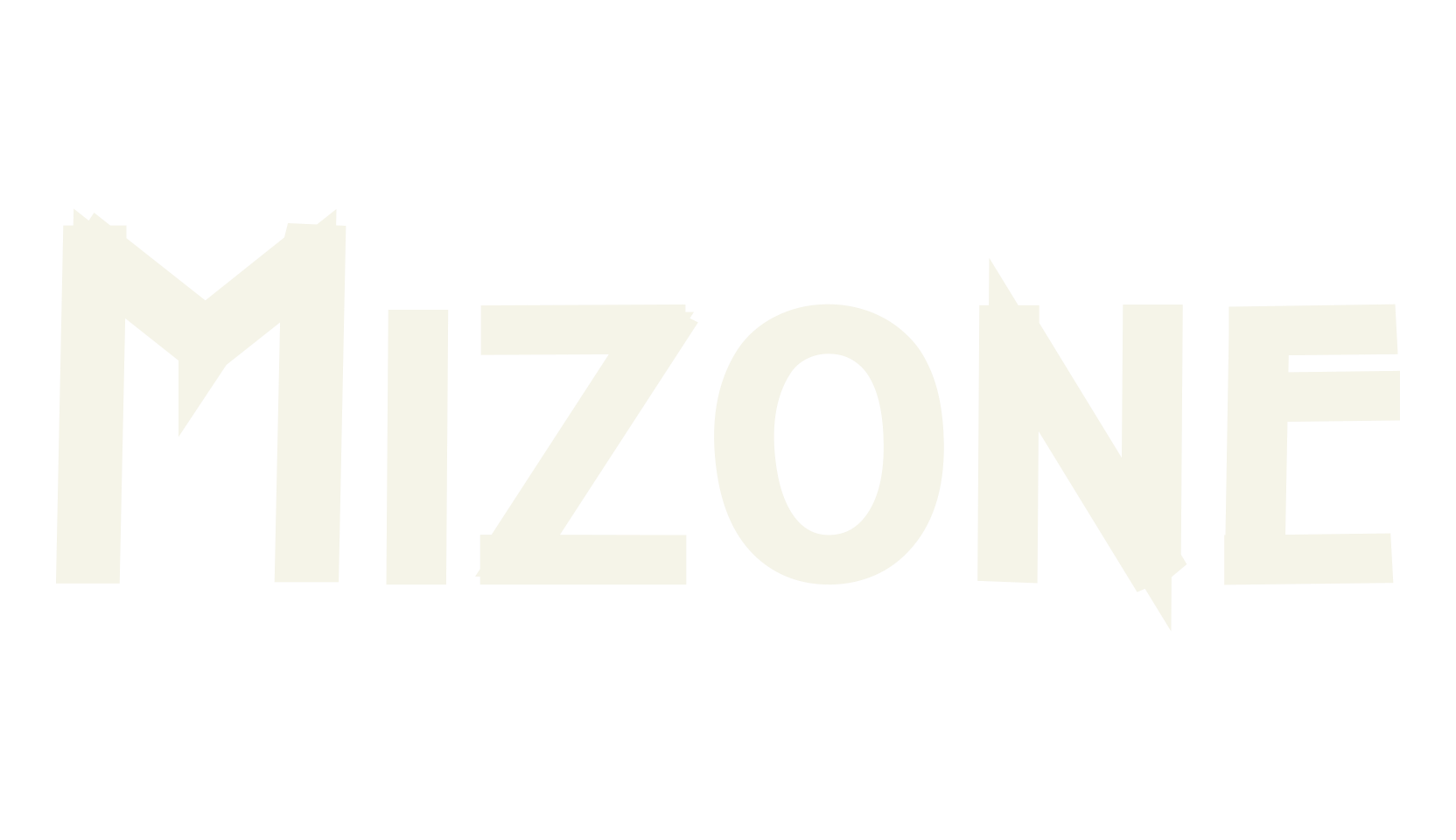 Mizone, sans serif font preview