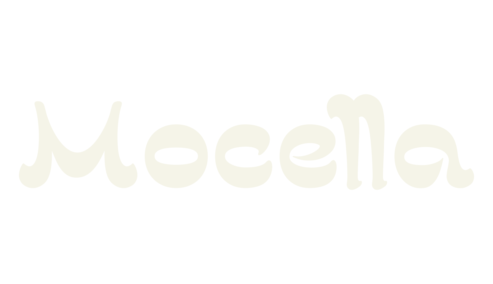 Mocella, retro font preview