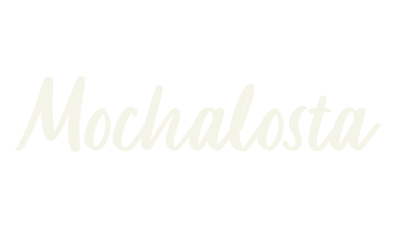 Mochalosta, fashion script font preview