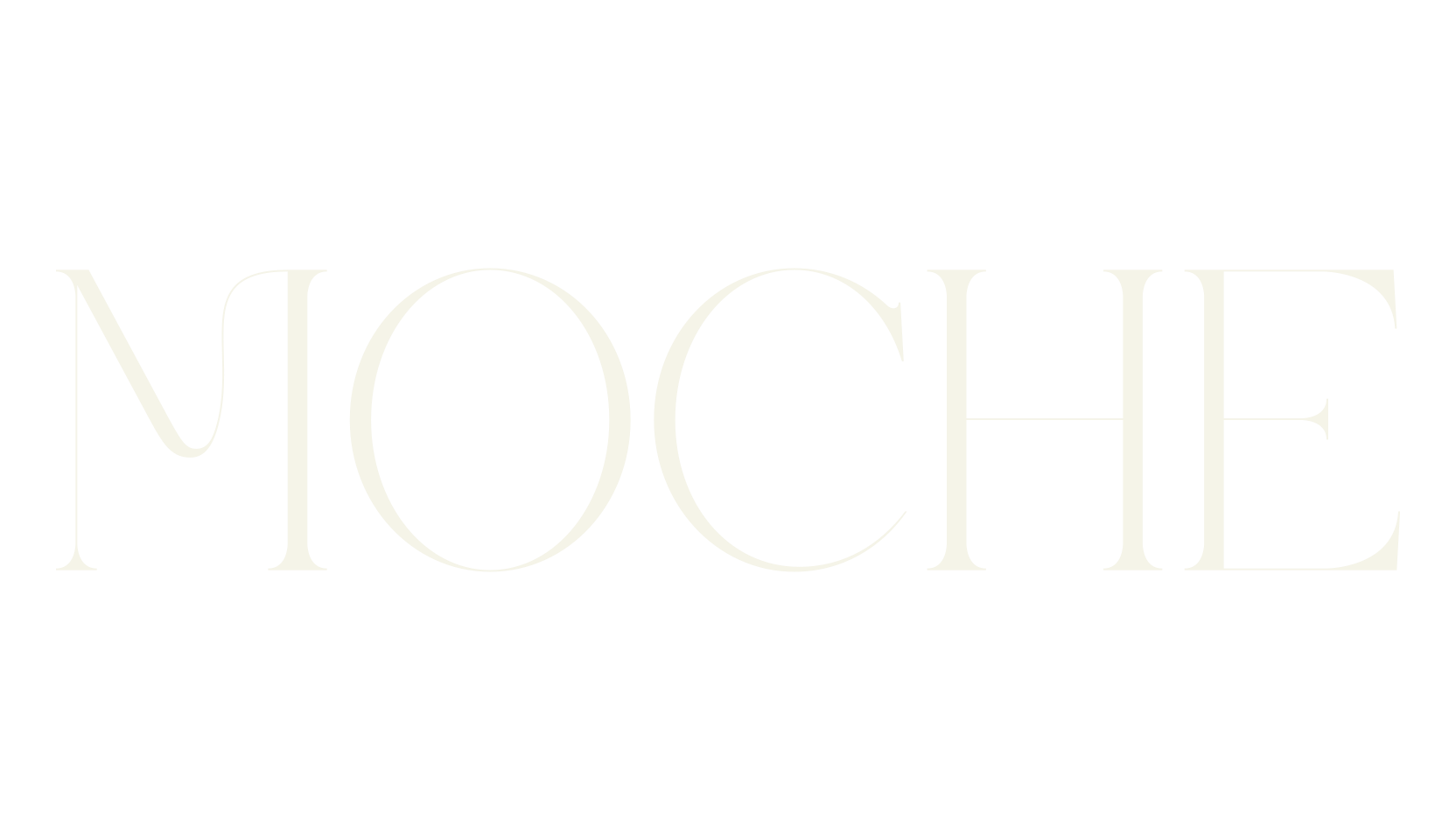 Moche, serif font preview