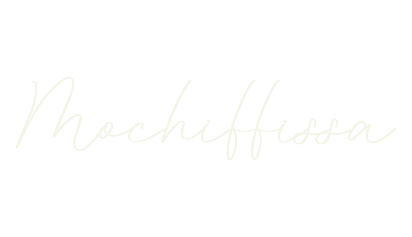 Mochiffissa, typewriter font preview