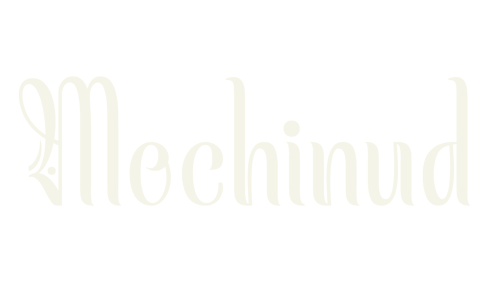 Mochinud, retro font preview