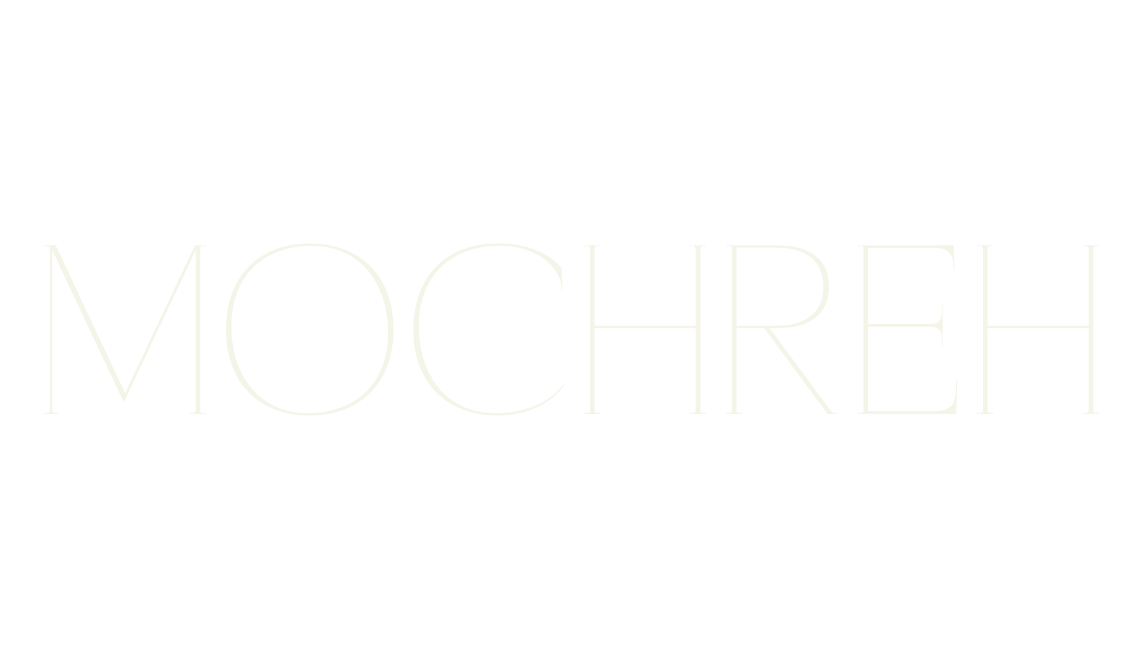 Mochreh, serif font preview