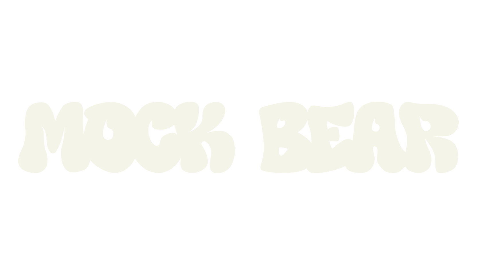 Mock Bear, graffiti font preview