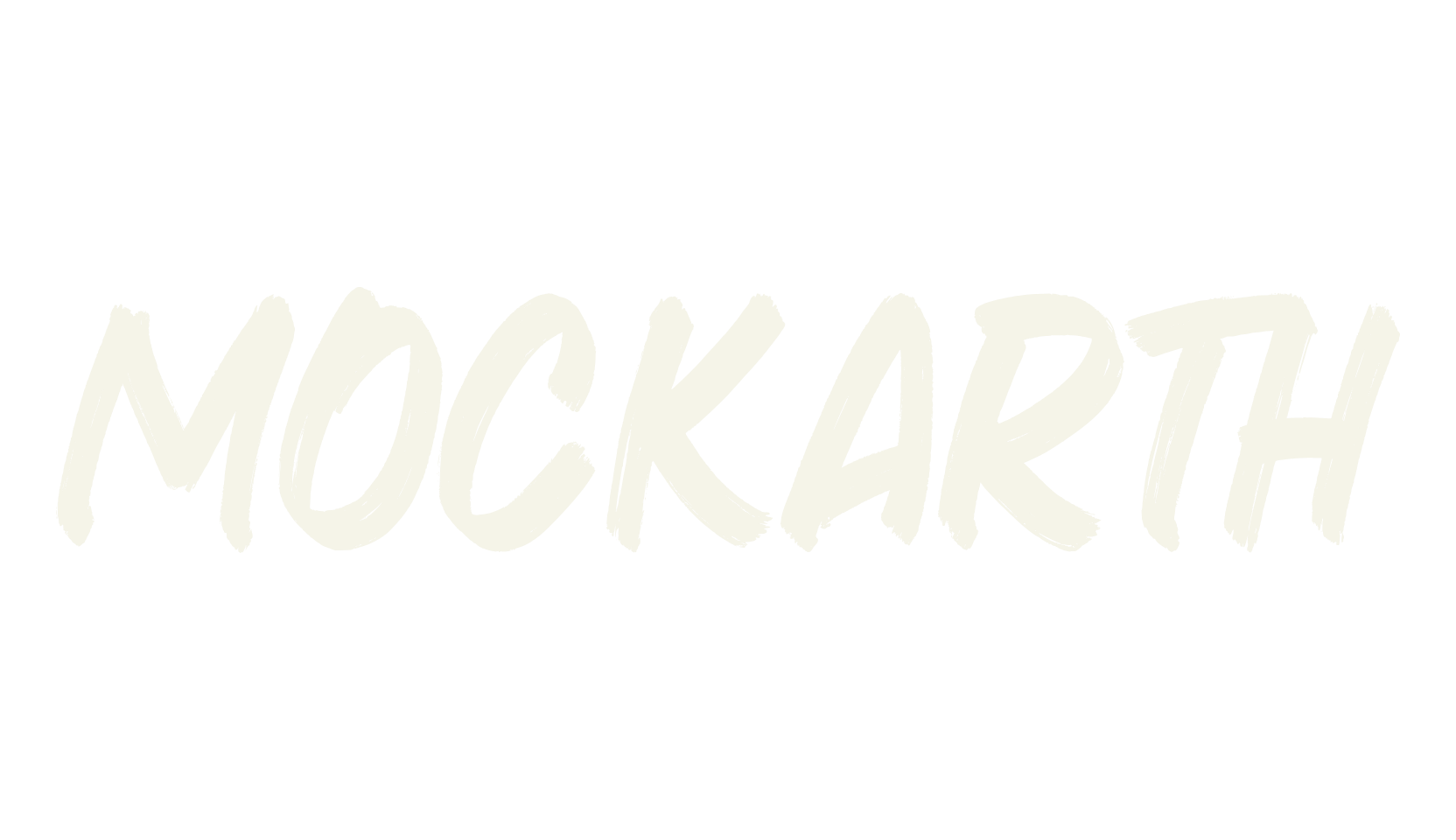 Mockarth, fashion sign font preview