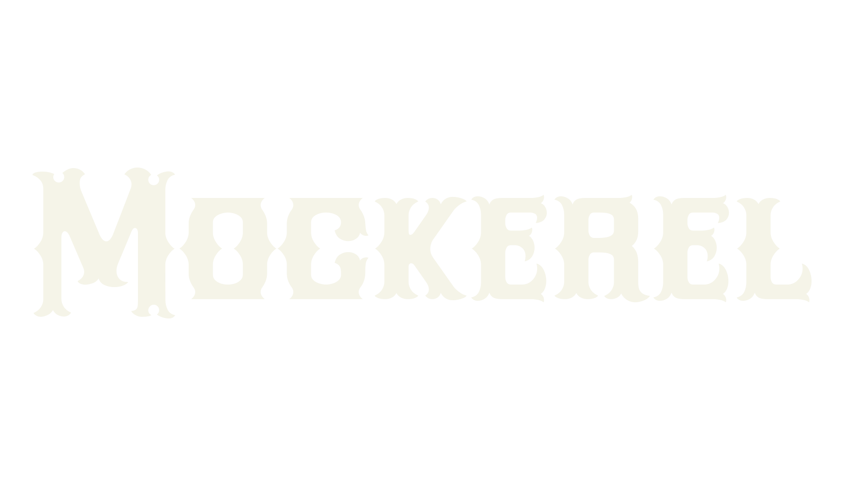 Mockerel, wild west font preview