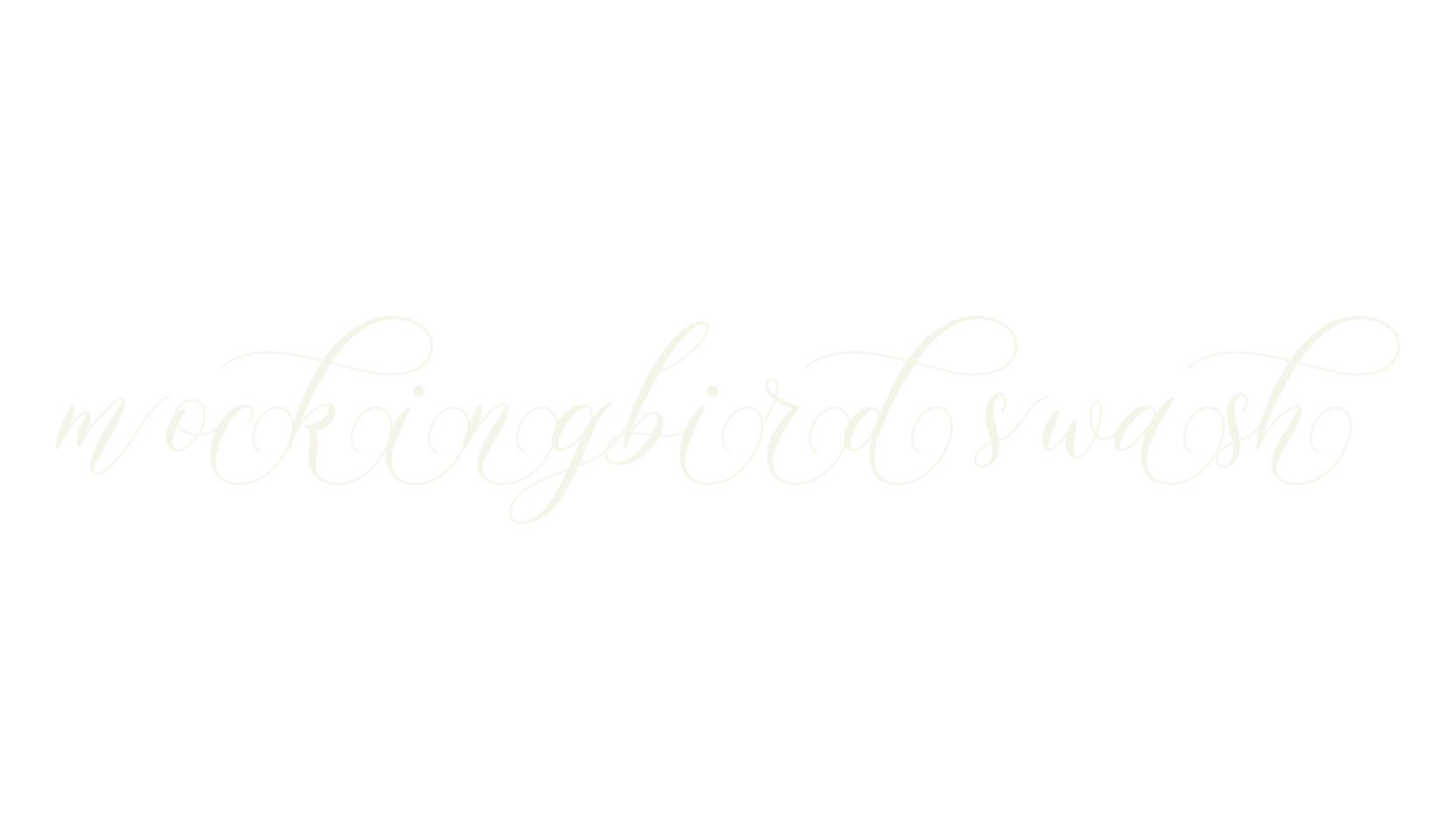 Mockingbird Swash, calligraphy font preview