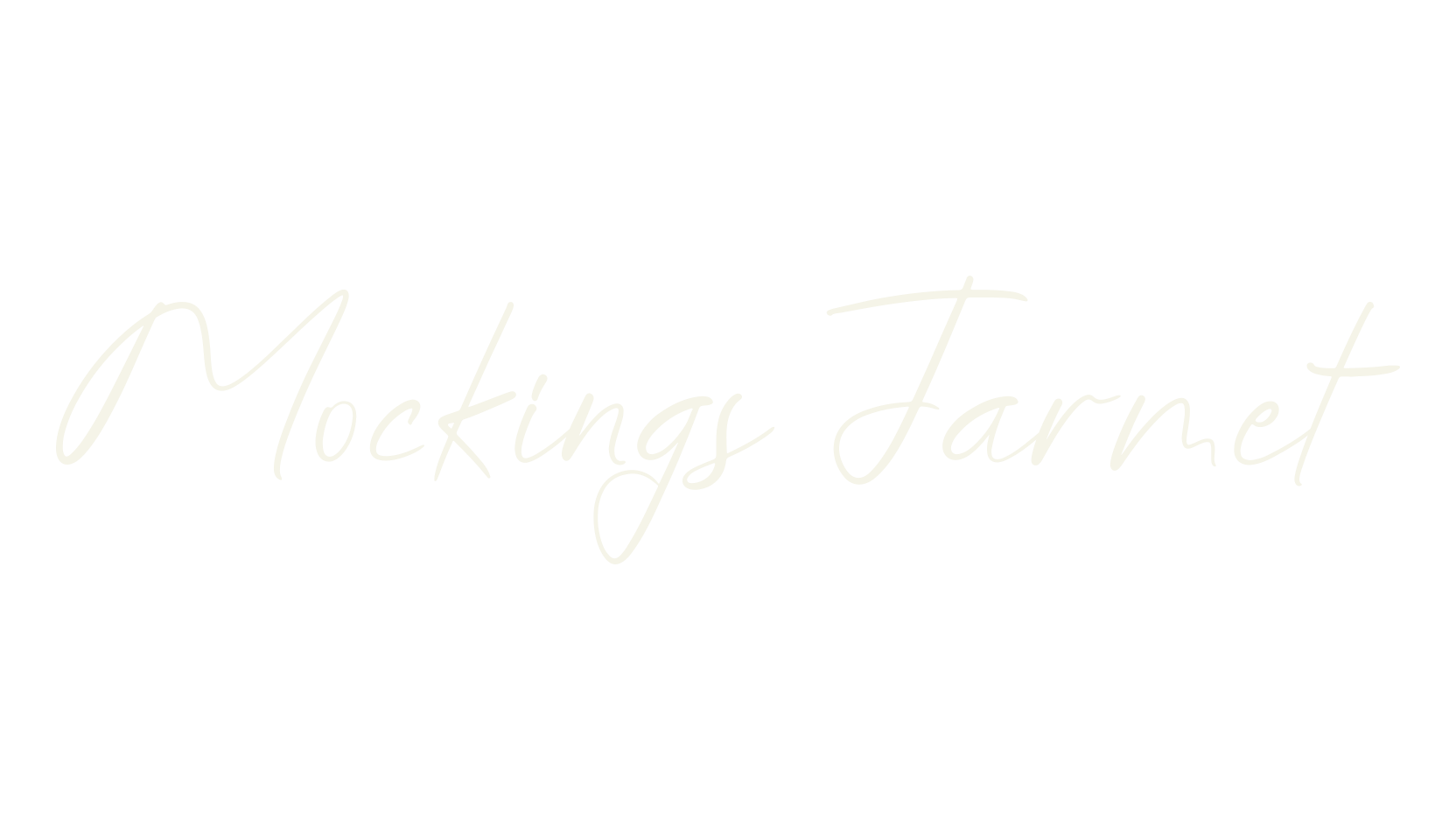 Mockings Jarmet, script font preview