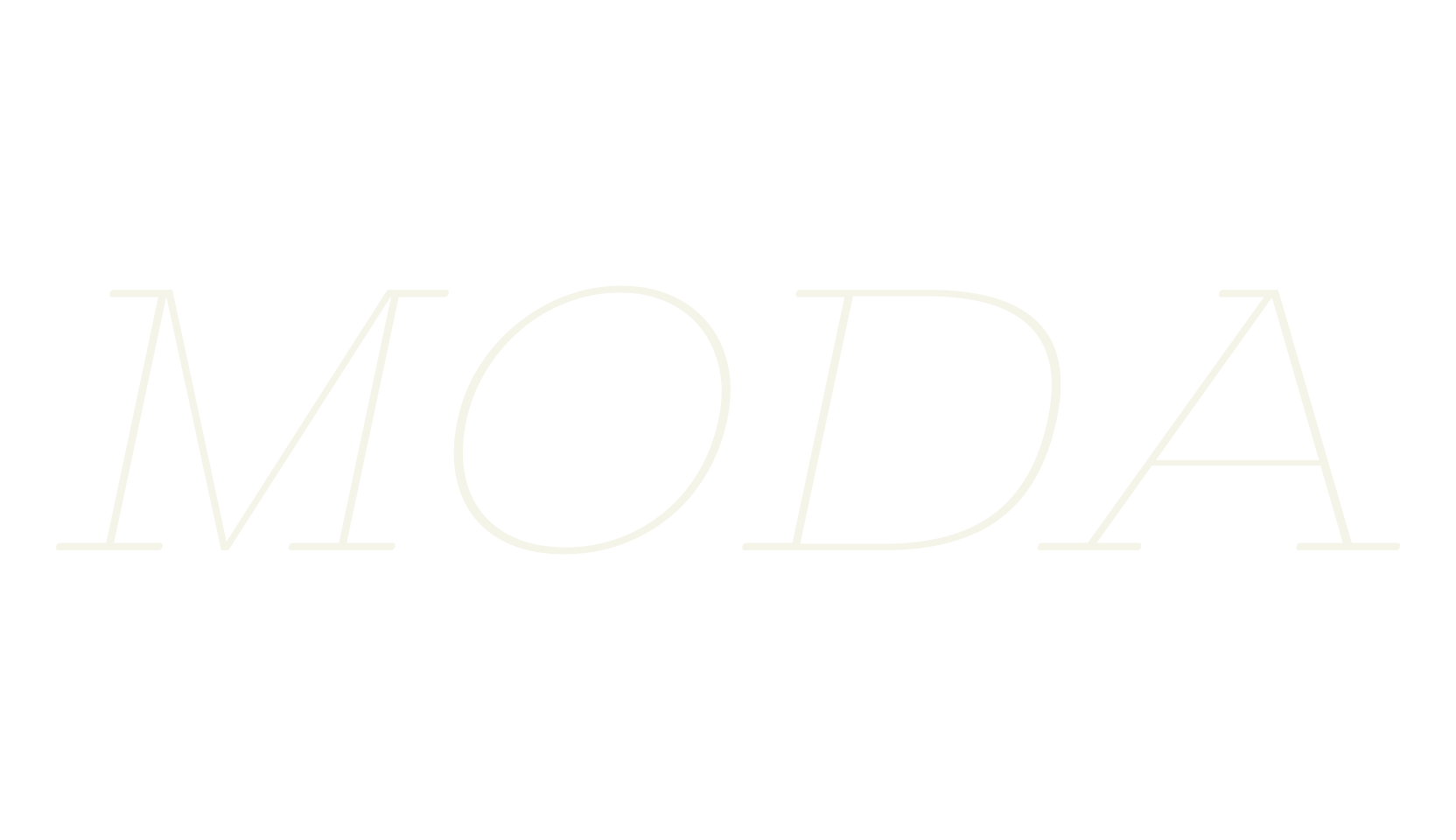MODA, modern font preview