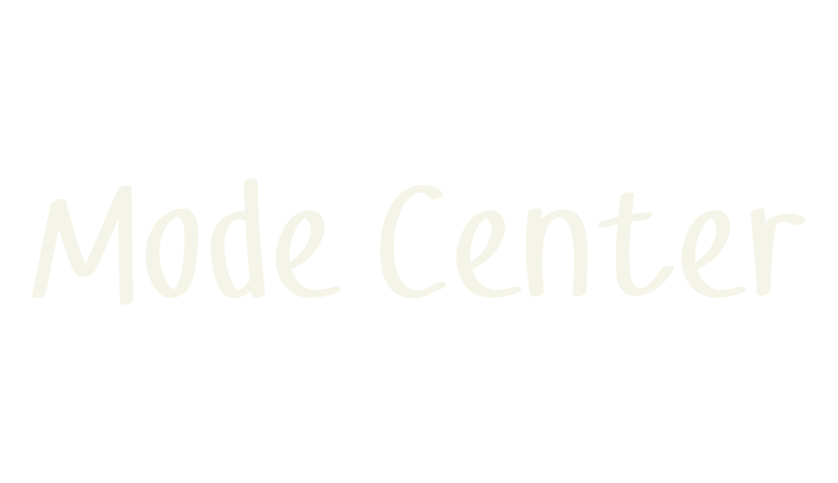 Mode Center, fun font preview