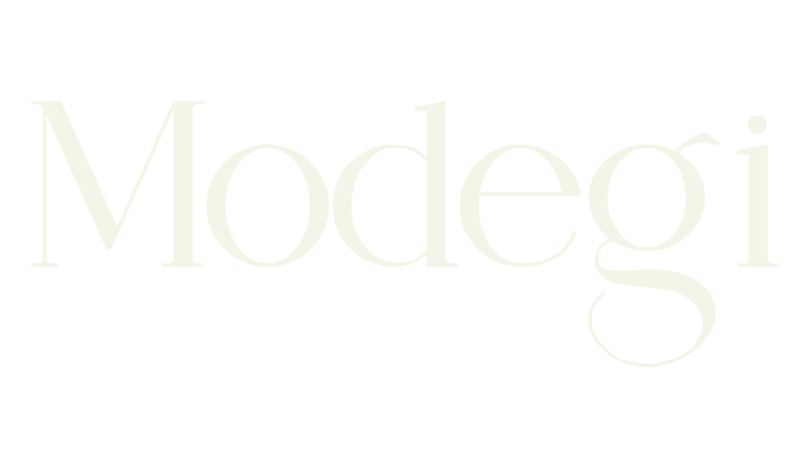 Modegi, serif font preview