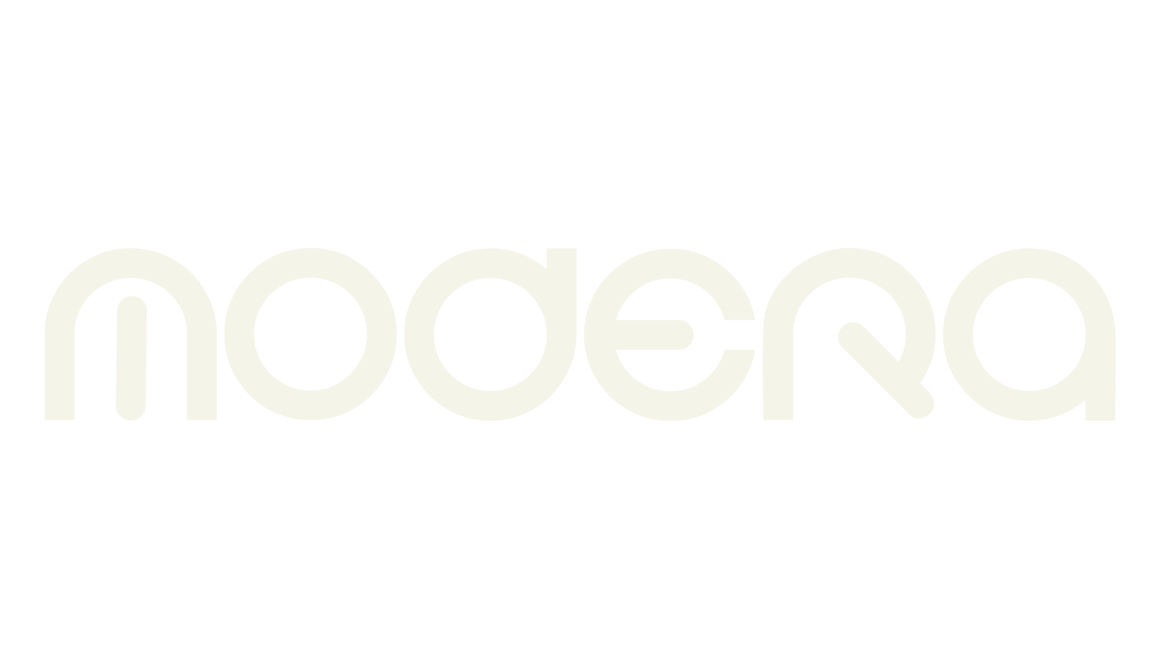 Modera, modern font preview