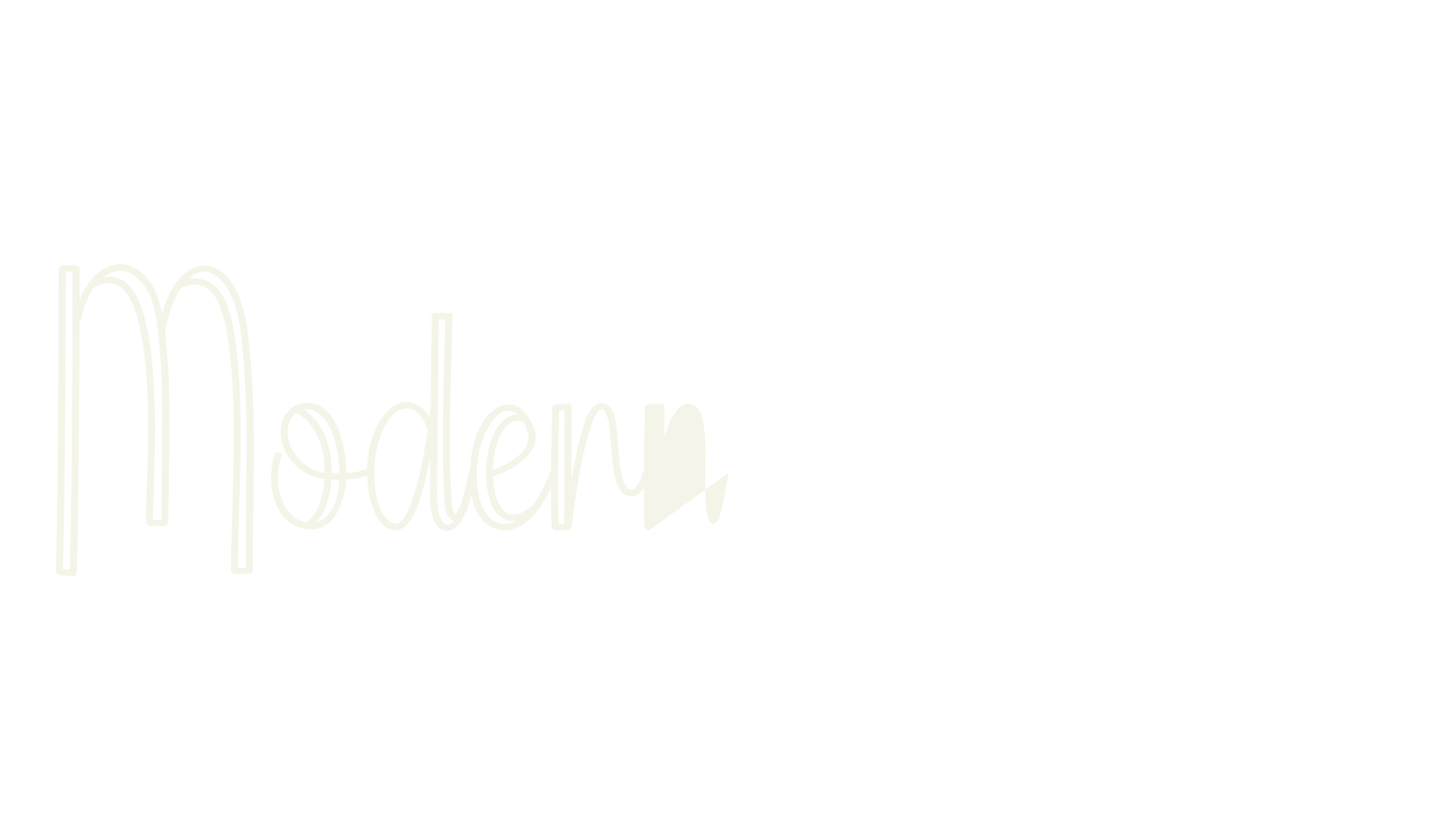 Modern Planner, calligraphy font preview