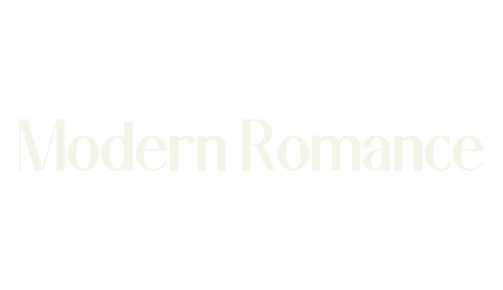 Modern Romance, sans serif font preview