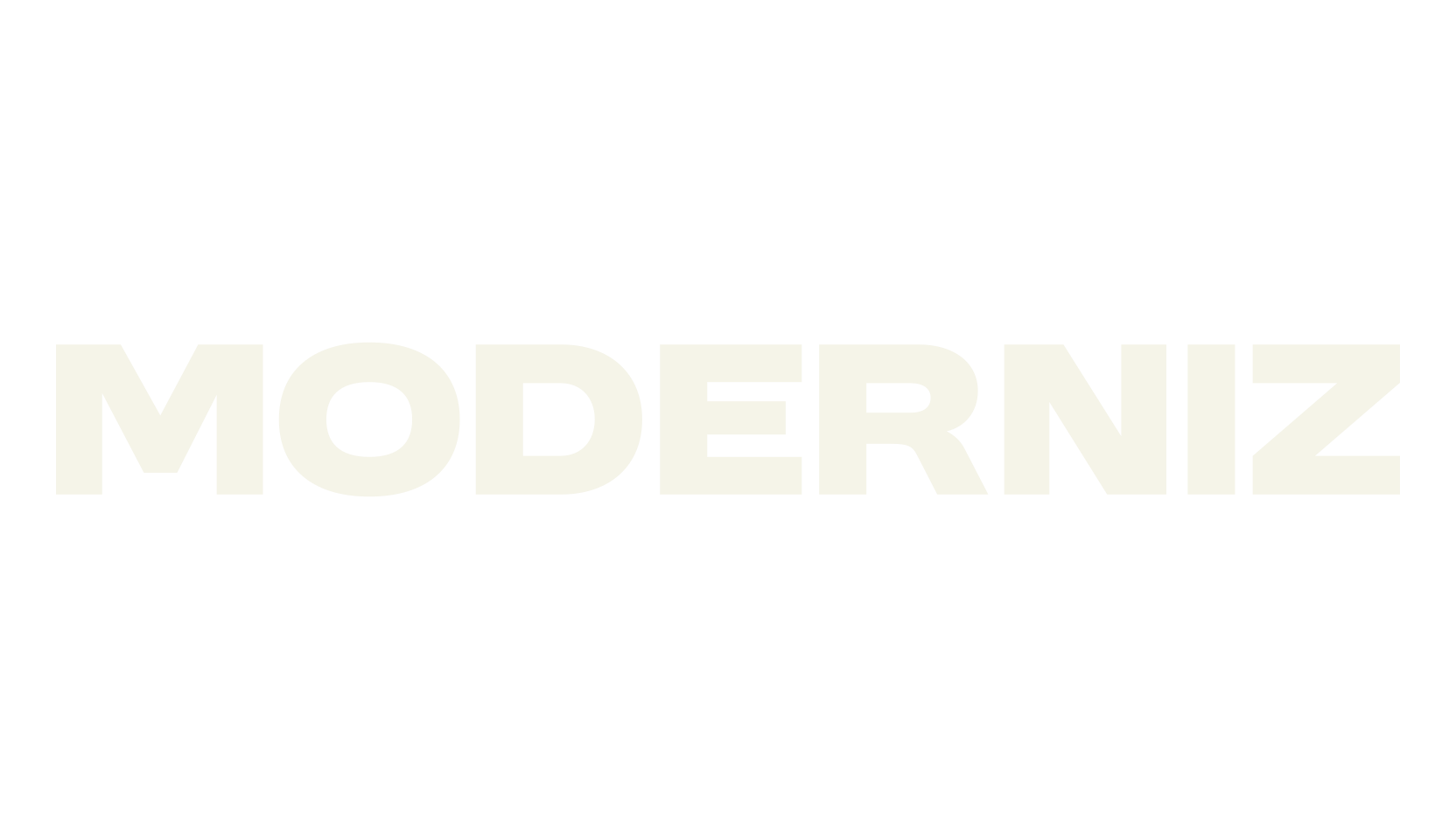 MODERNIZ, modern font preview