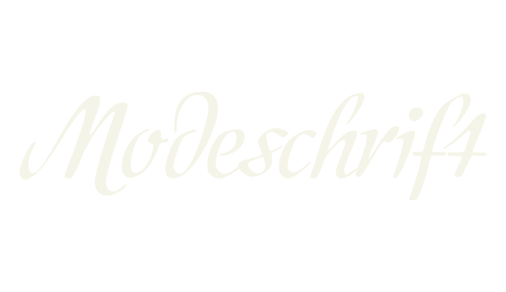 Modeschrift, cursive font preview