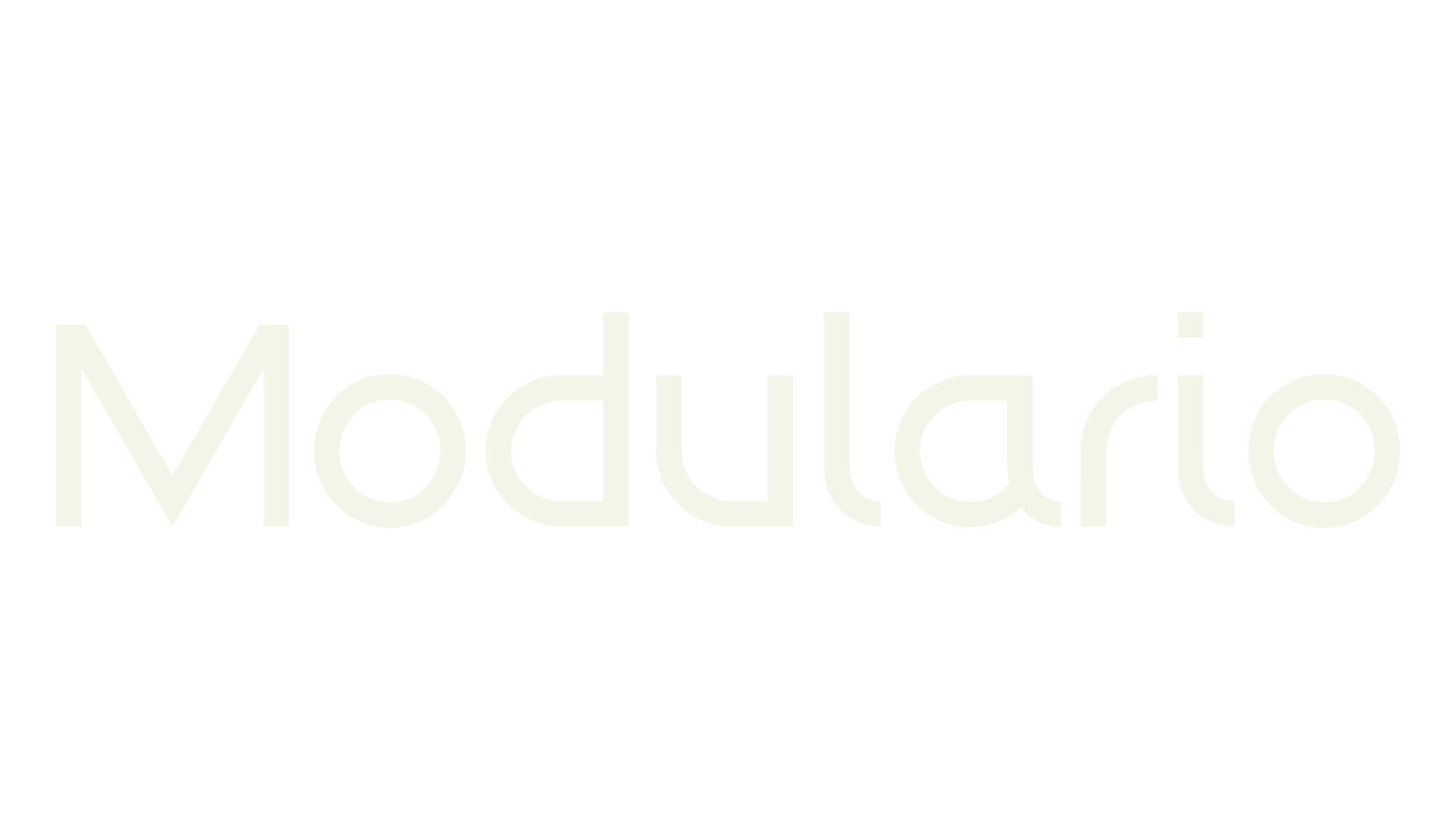 Modulario, geometric font preview