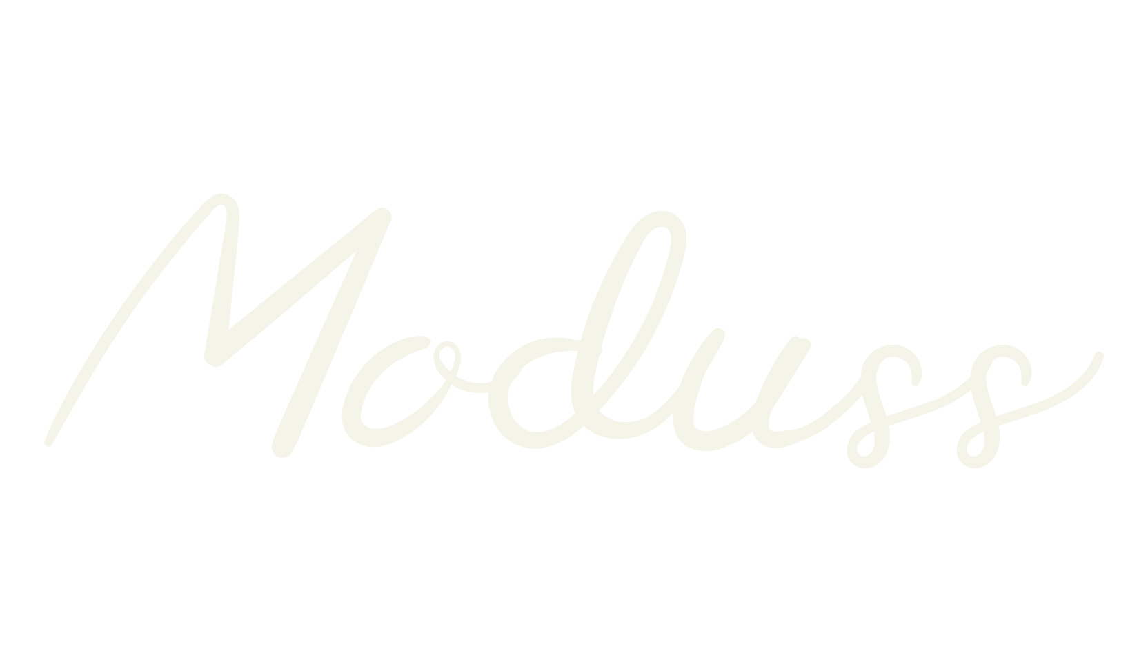 Moduss, cursive font preview