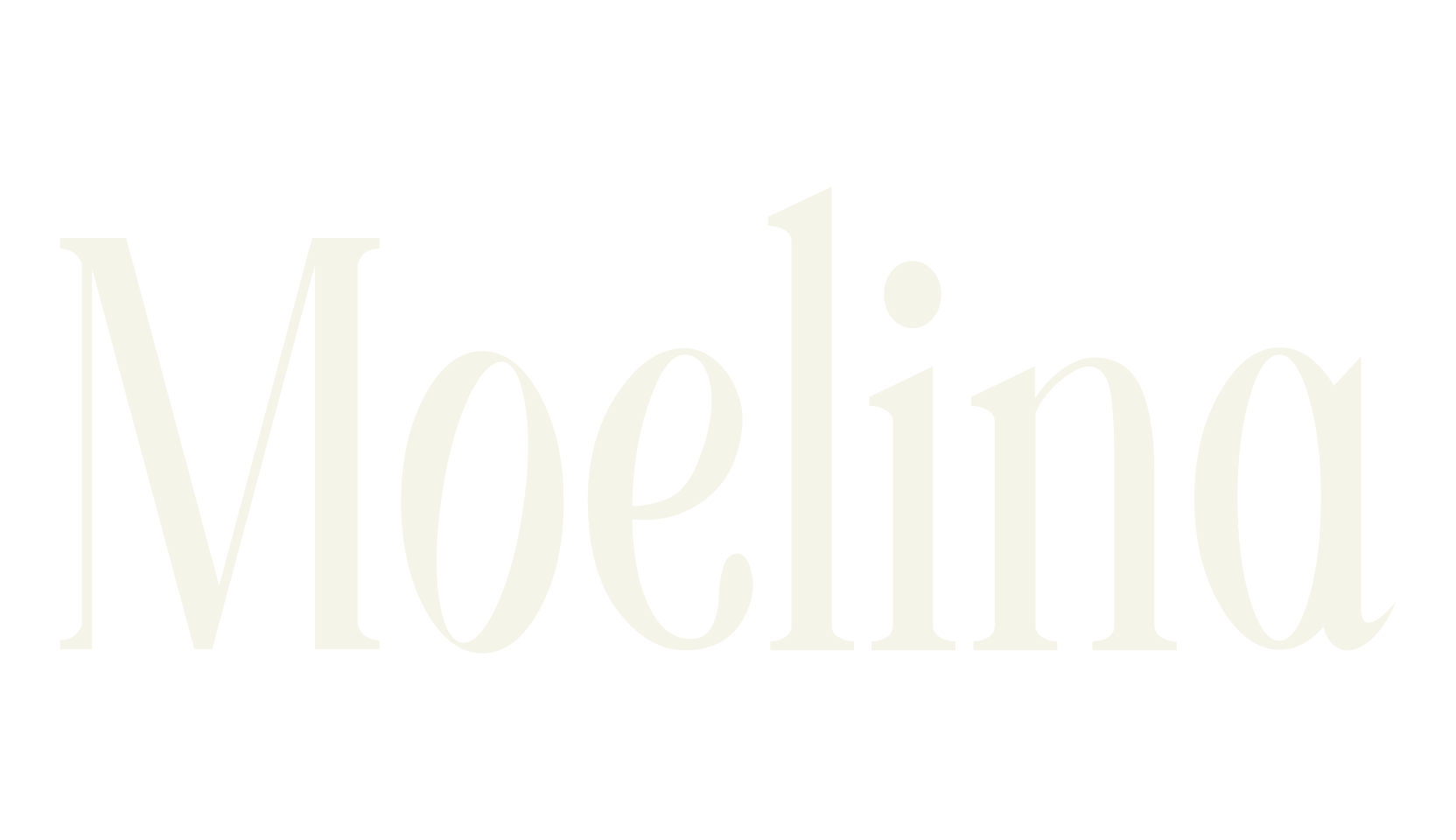 Moelina, lettering font preview
