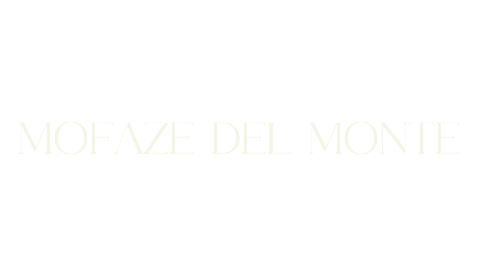 MOFAZE DEL MONTE, serif font preview