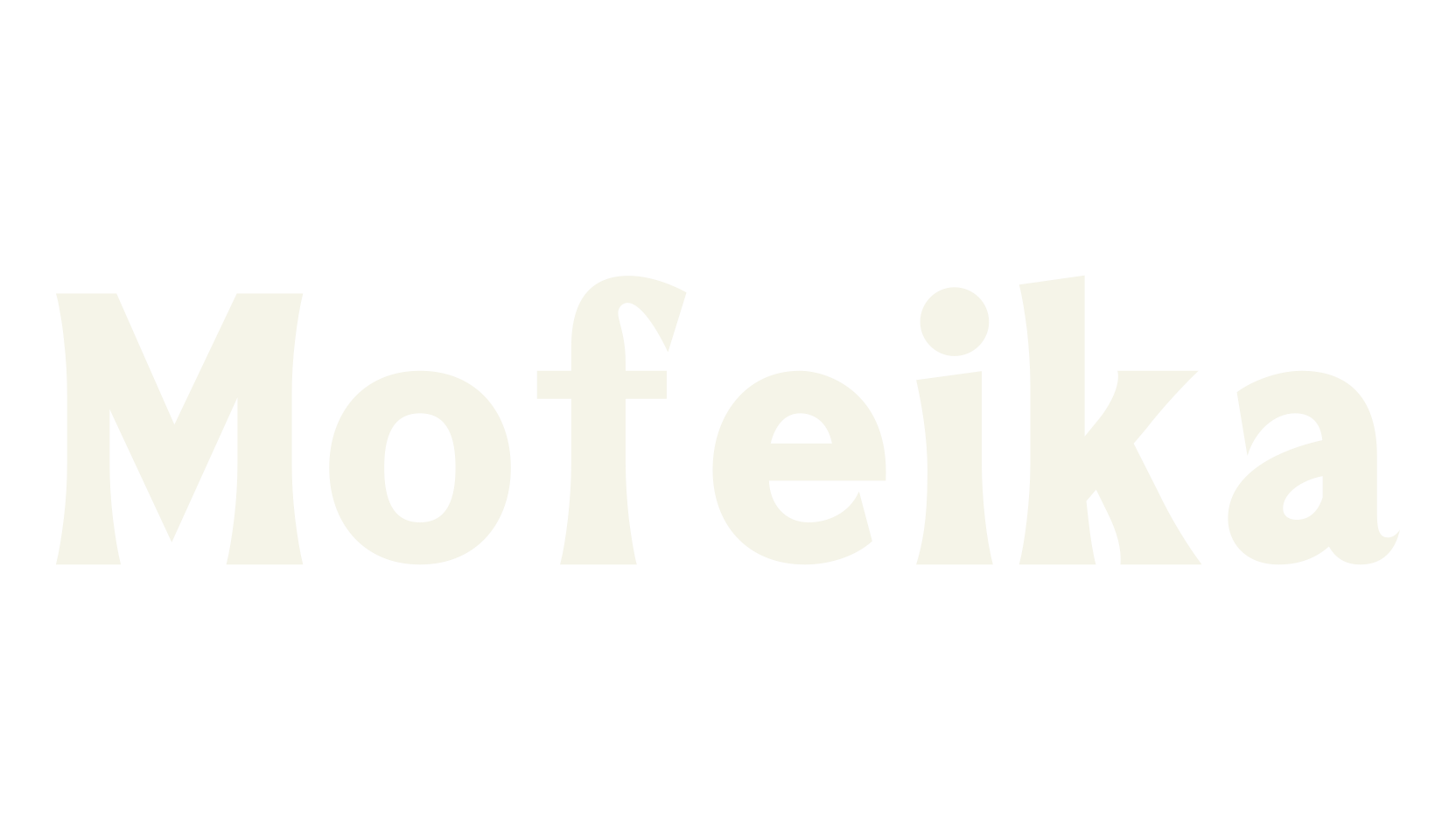 Mofeika, serif font preview