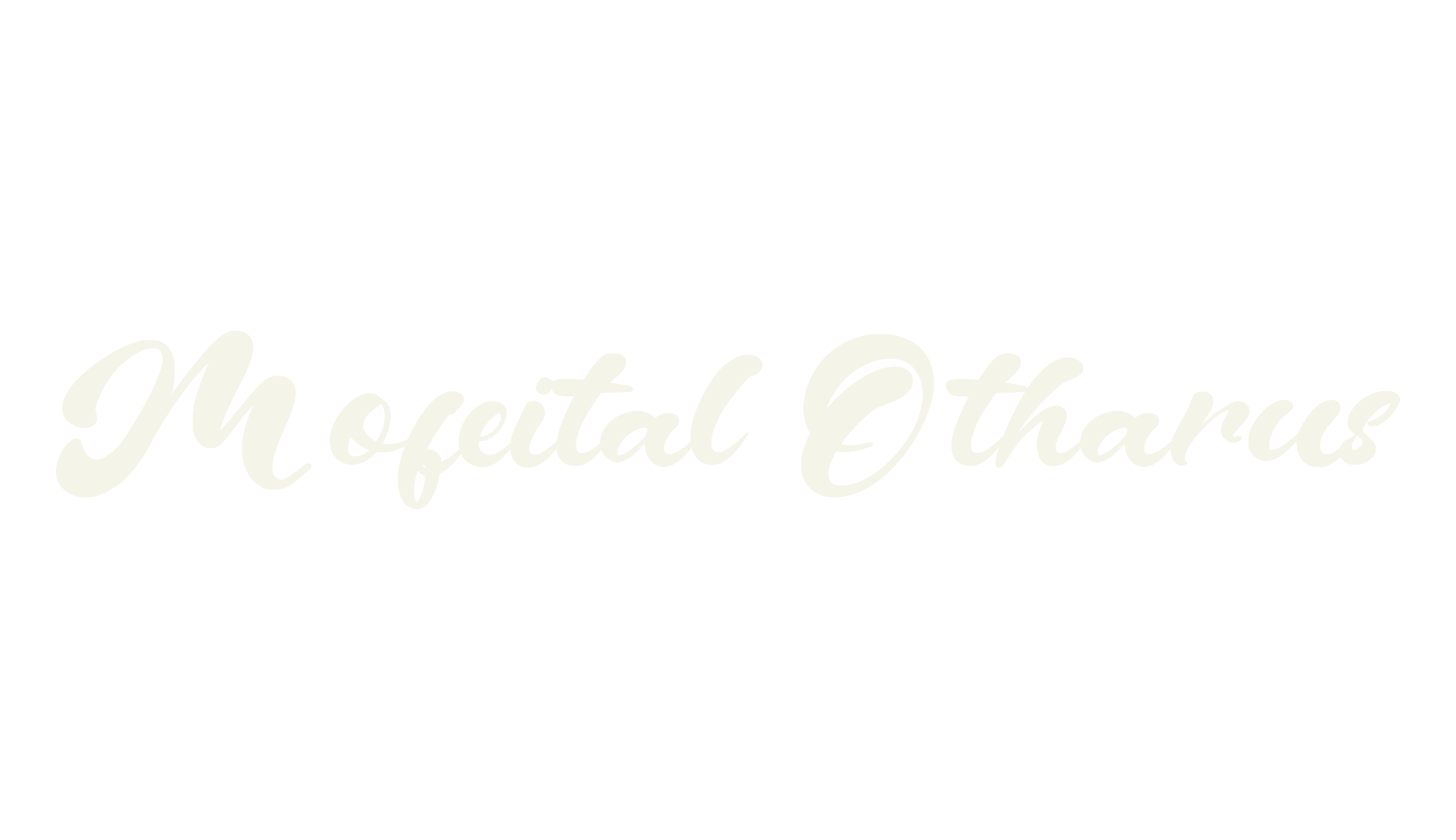 Mofeital Otharus, cursive font preview