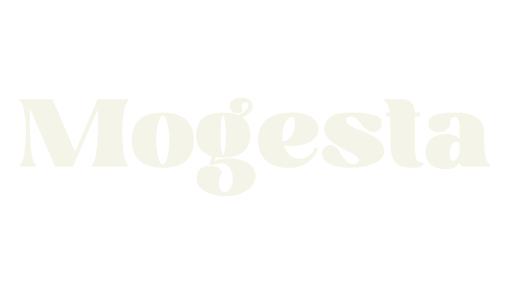 Mogesta, serif font preview