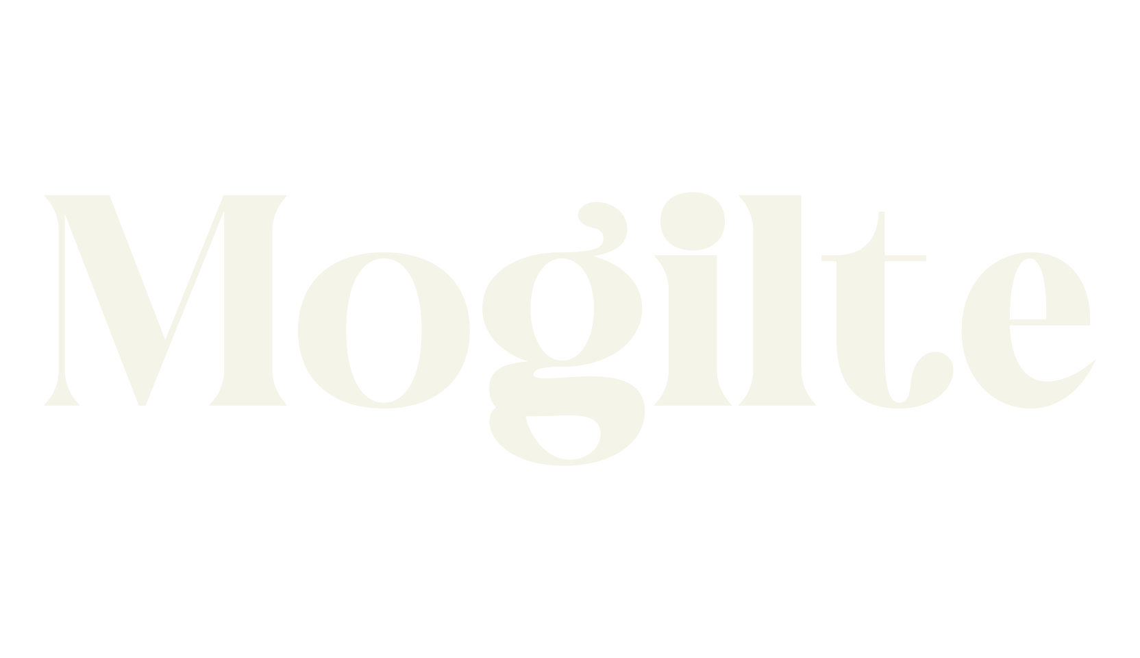 Mogilte, serif font preview