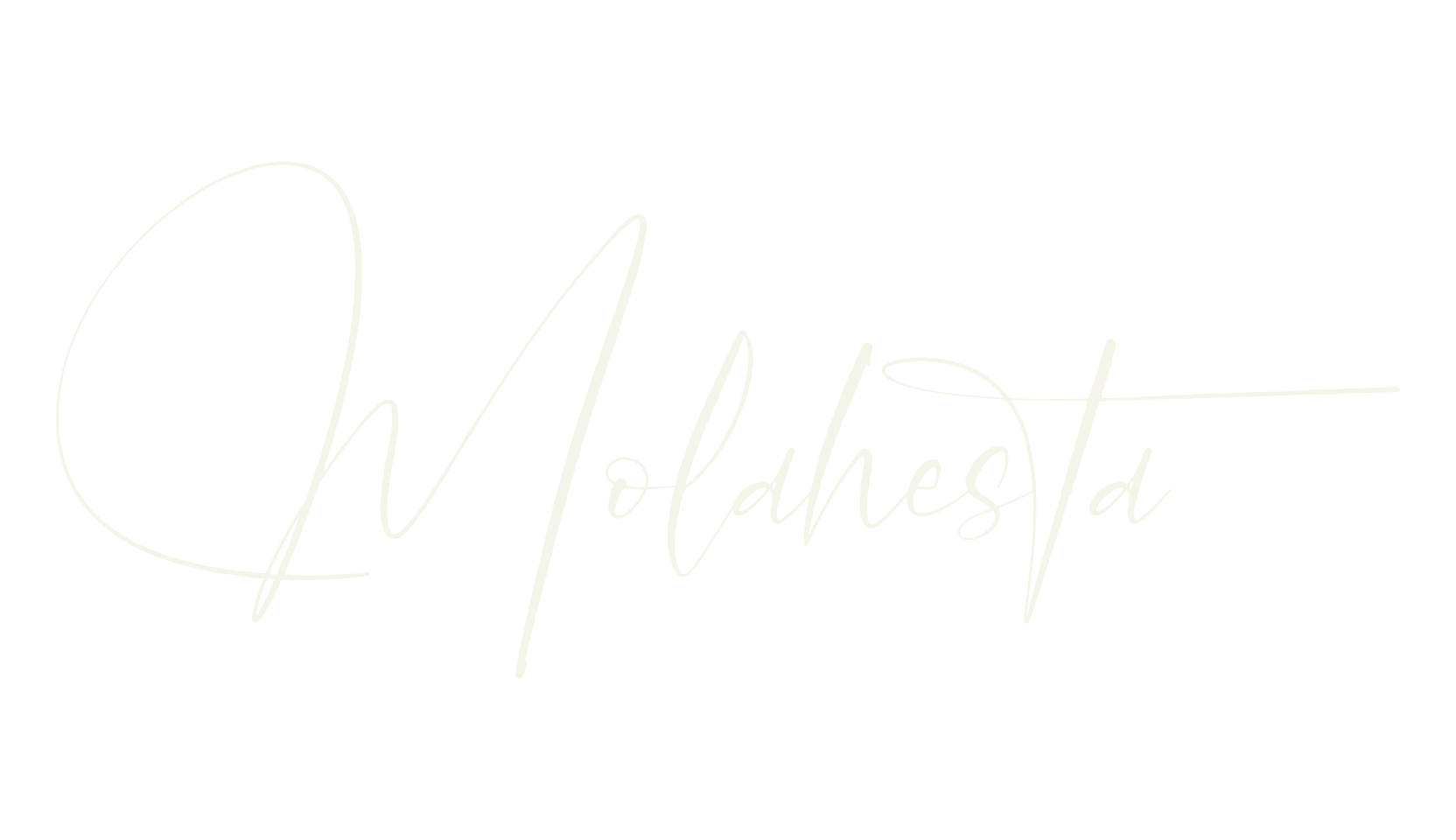 Molahesta, script font preview
