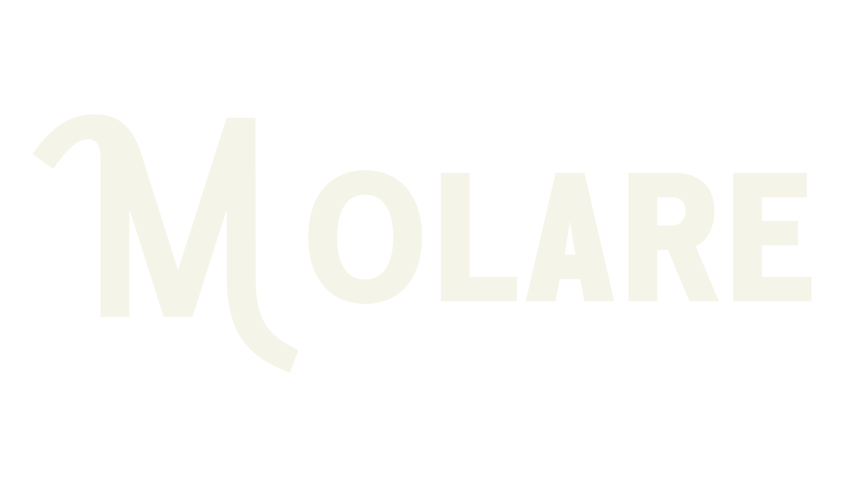 Molare, letter font preview