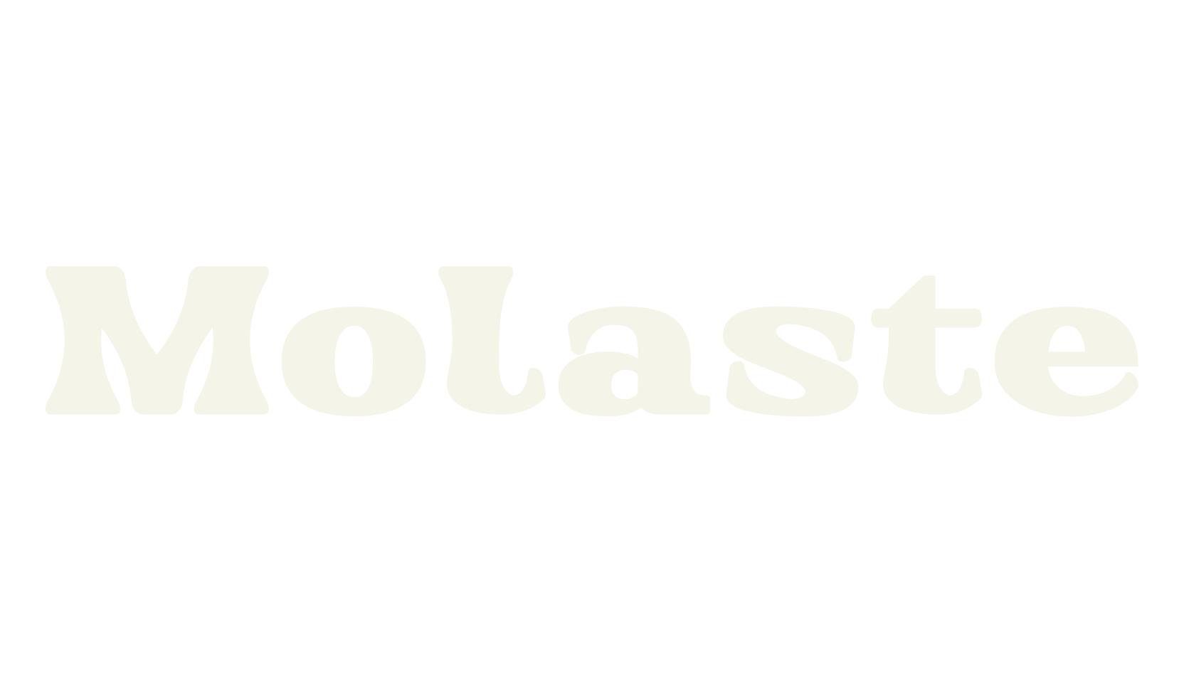 Molaste, 1990s font preview