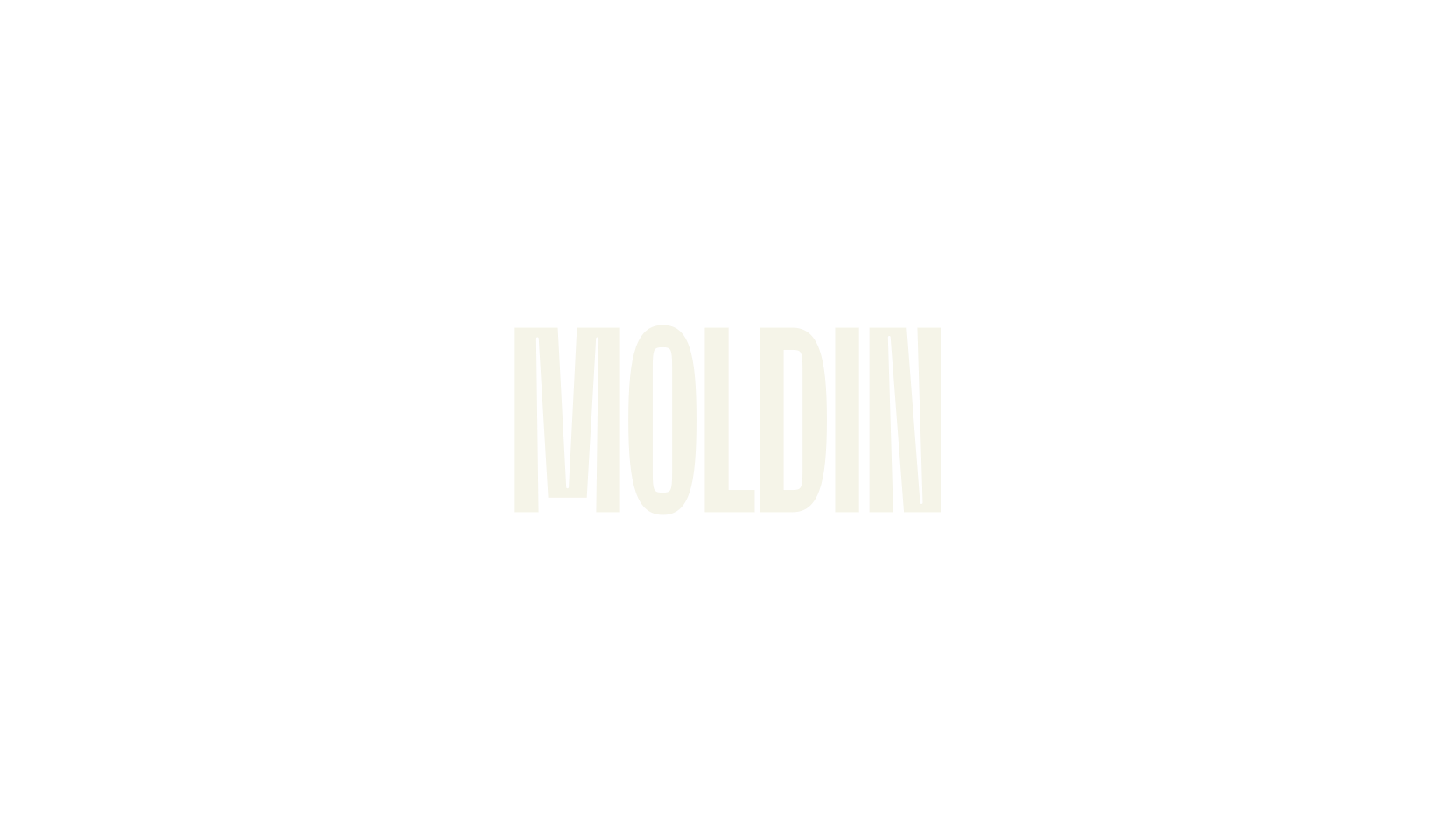 Moldin, tall font preview