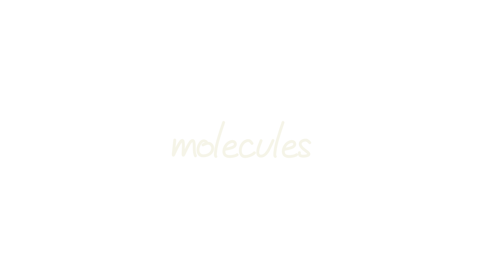 molecules, girly font preview