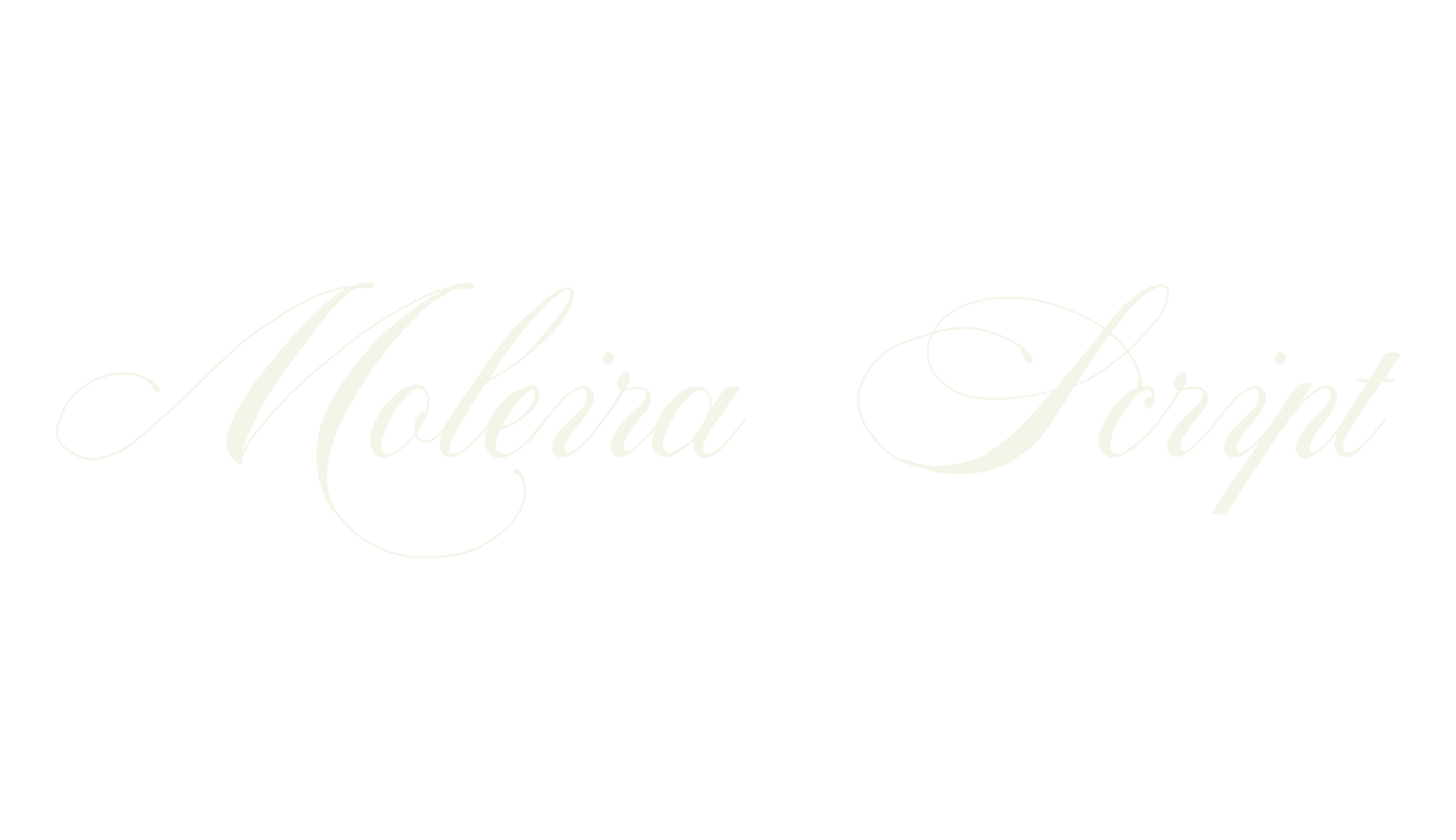 Moleira Script, fashion script font preview