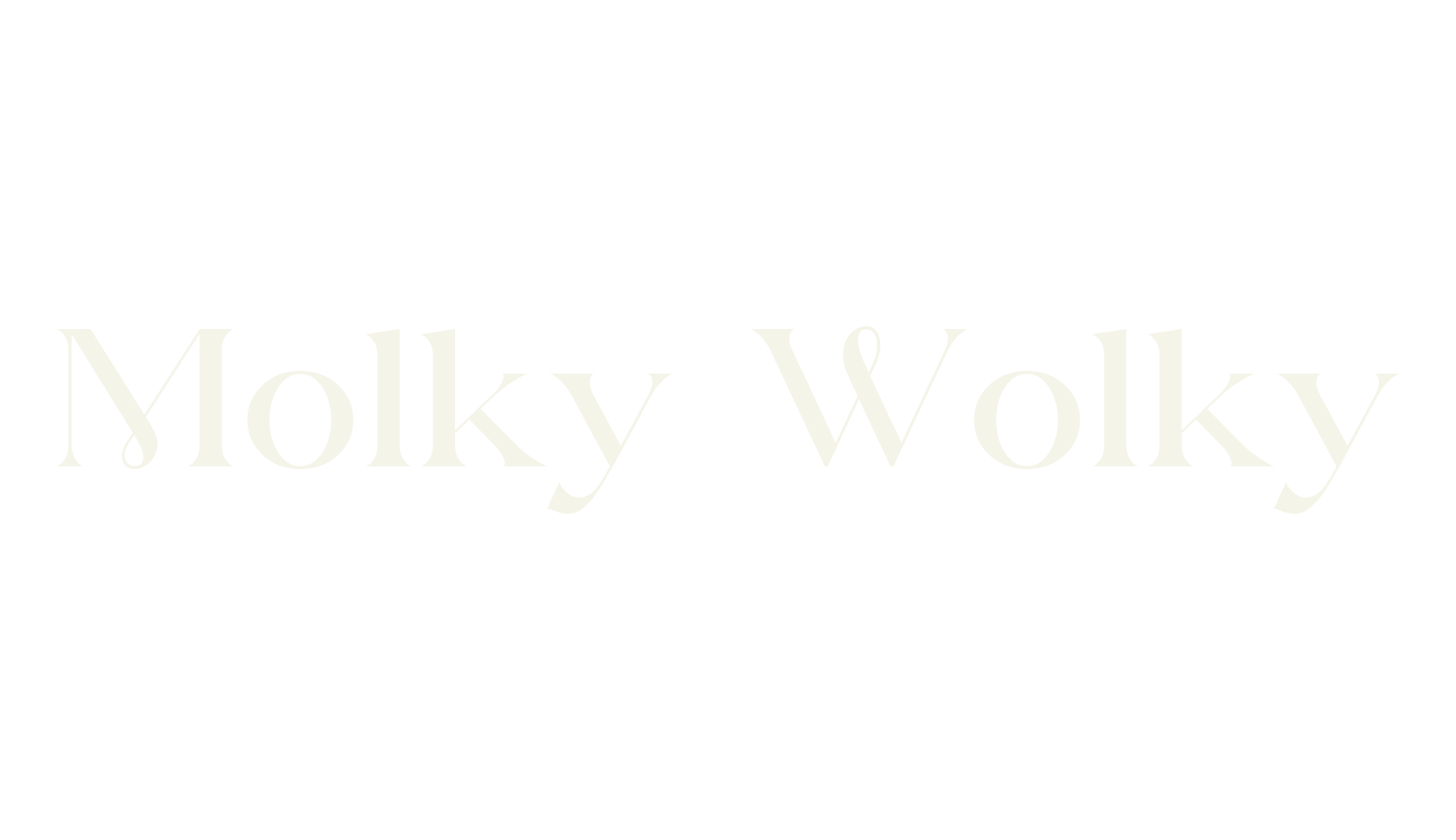 Molky Wolky, fancy font preview