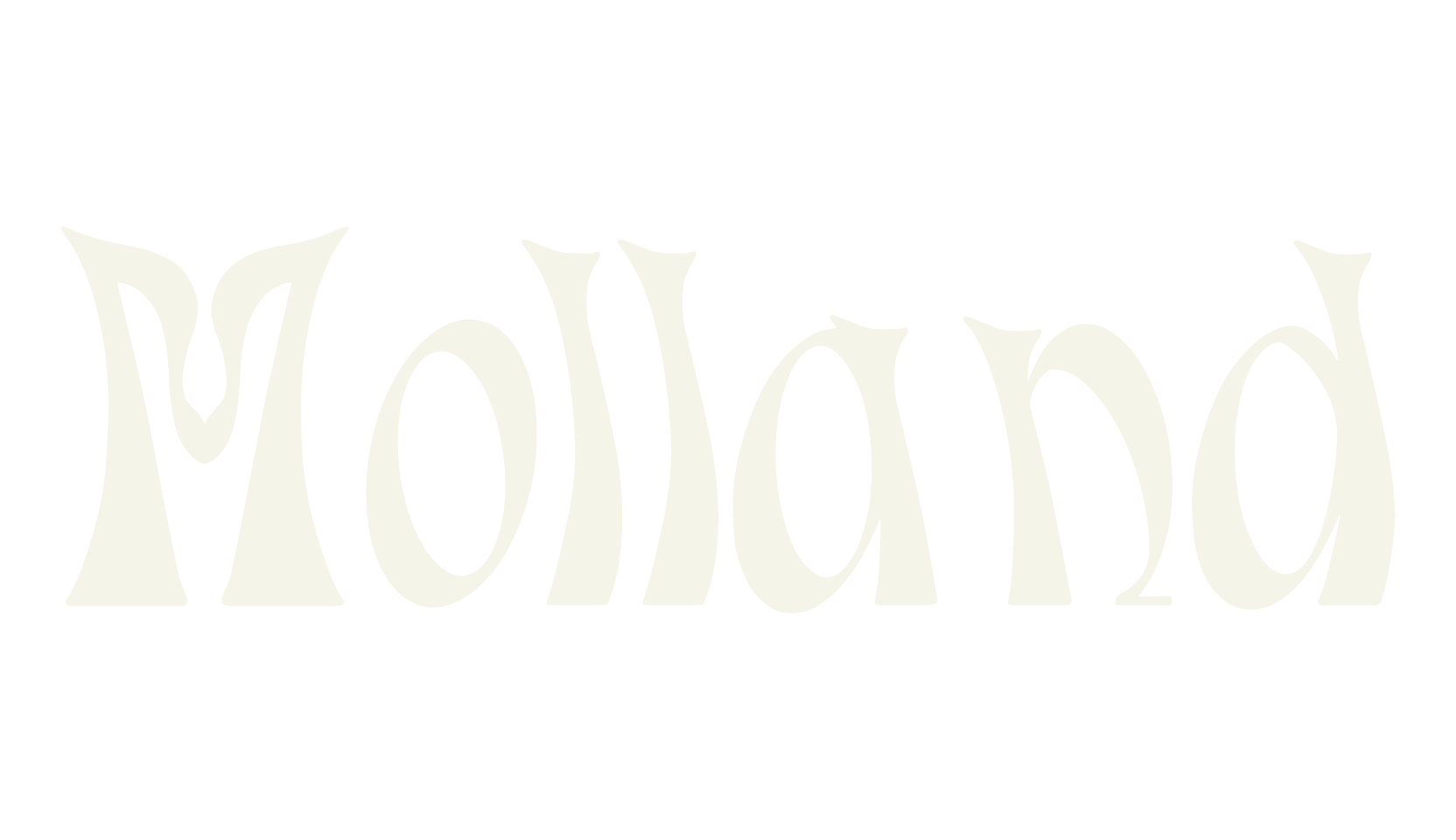 Molland, fashion script font preview