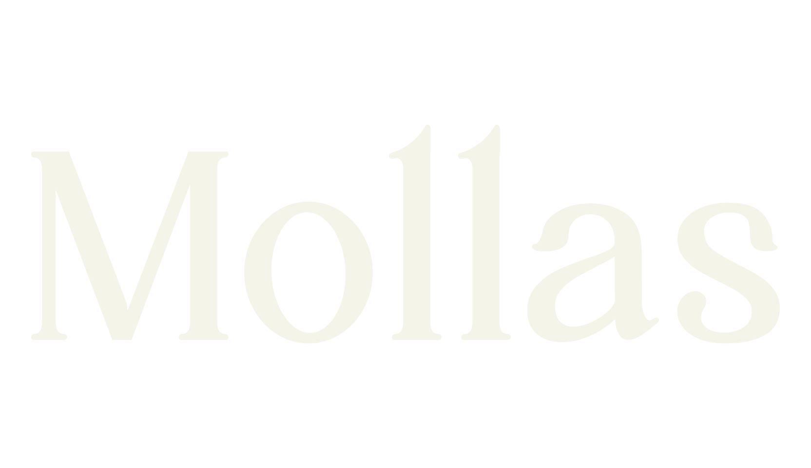 Mollas, serif font preview