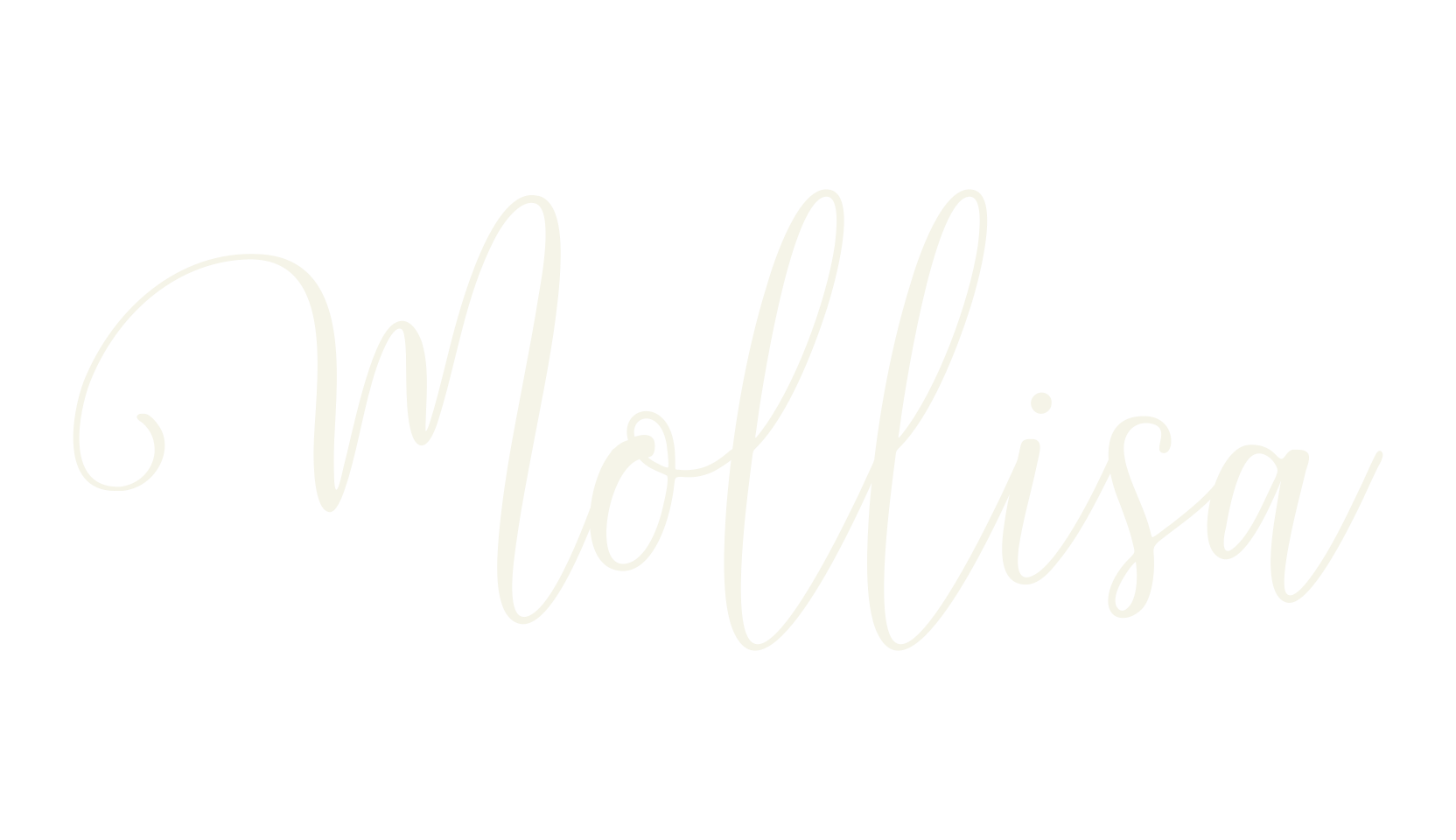 Mollisa, calligraphy font preview