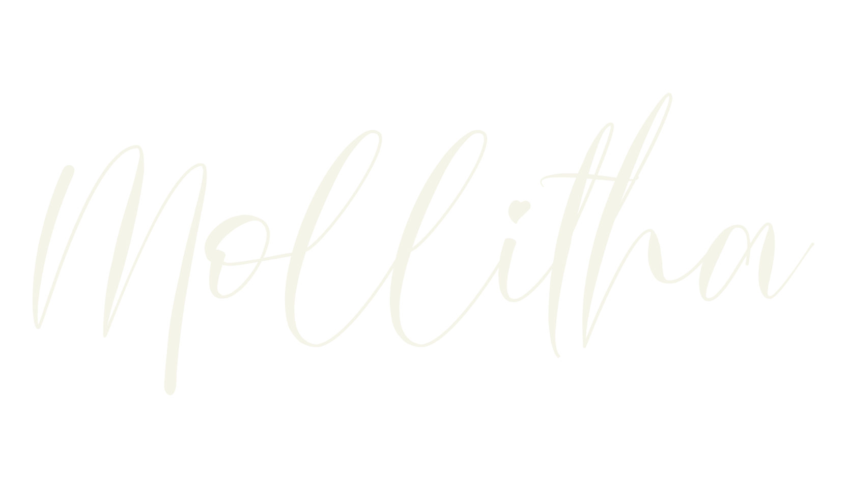 Mollitha, calligraphy font preview