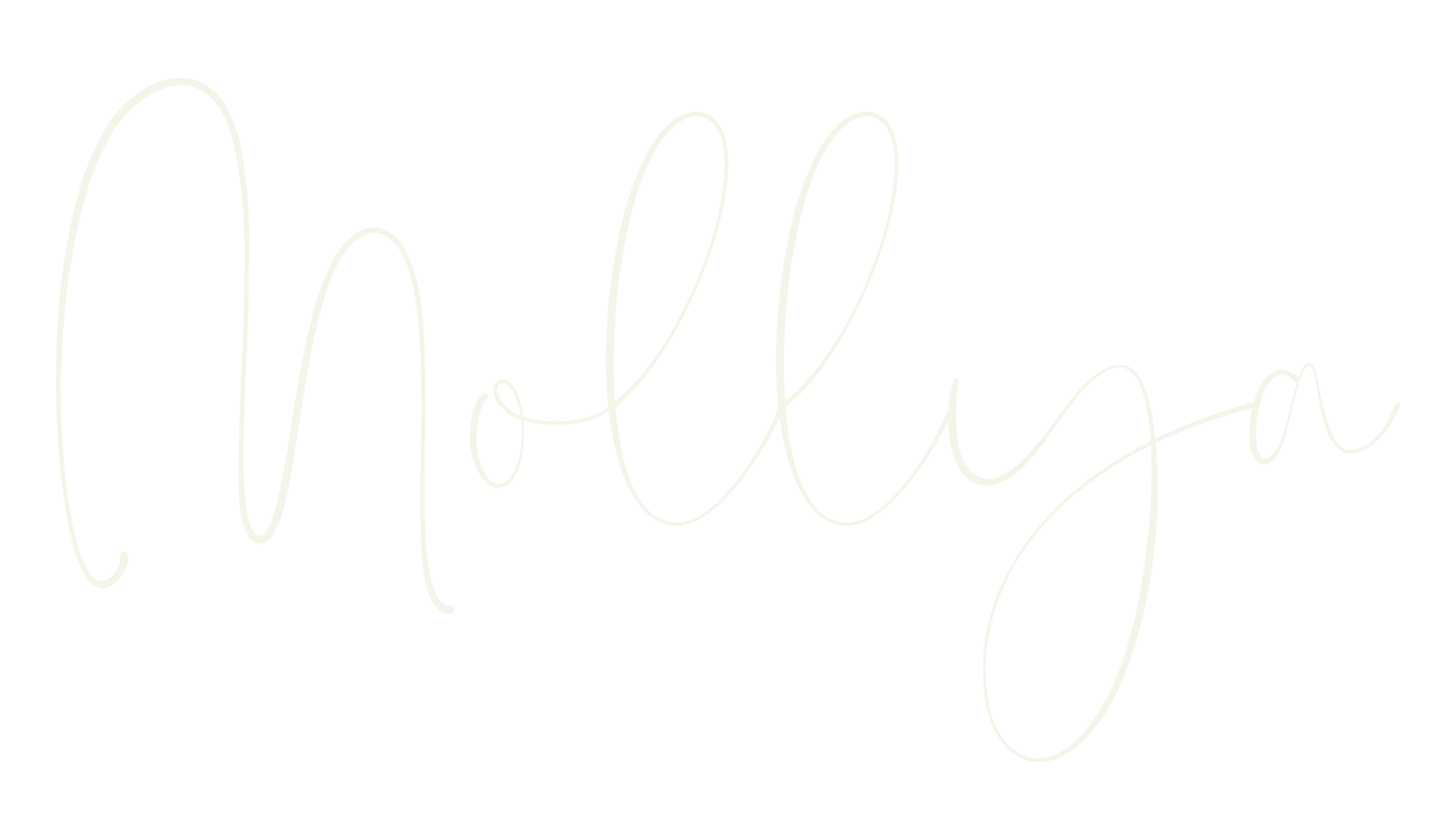 Mollya, fashion sign font preview