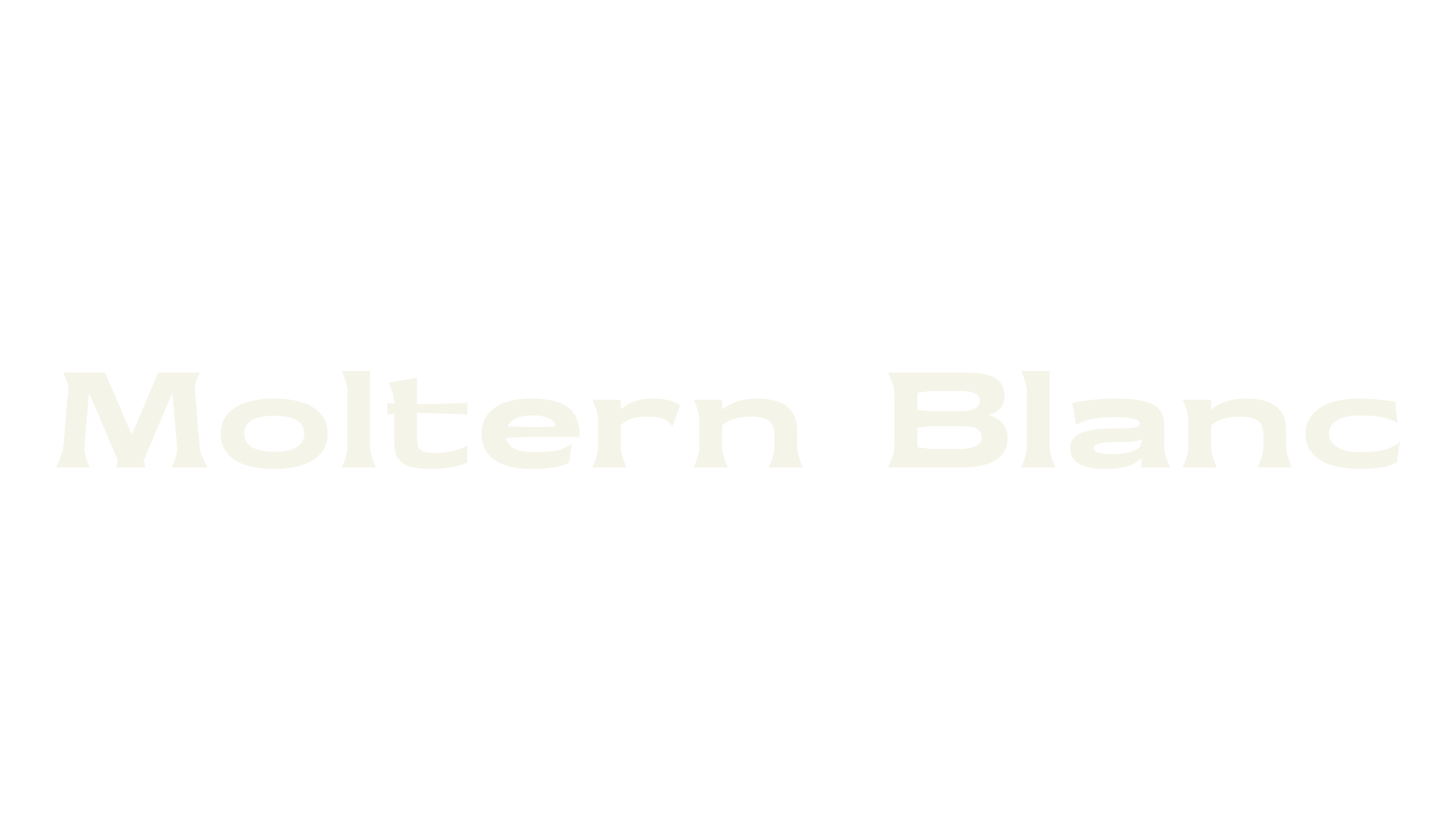 Moltern Blanc, sans font preview